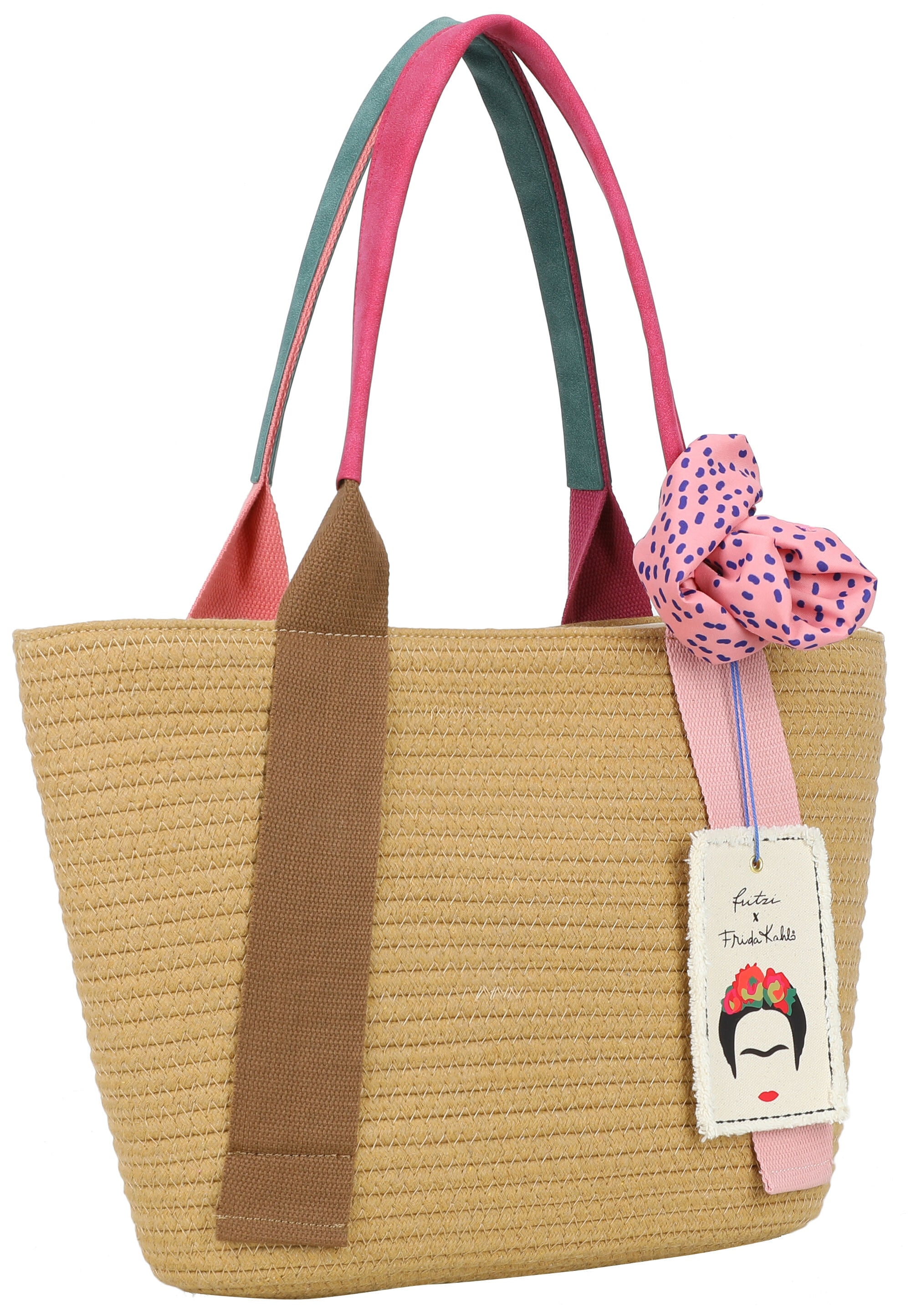 Fritzi aus Preußen Shopper »Fritzi x Frida Kahlo« mit farbigen Details