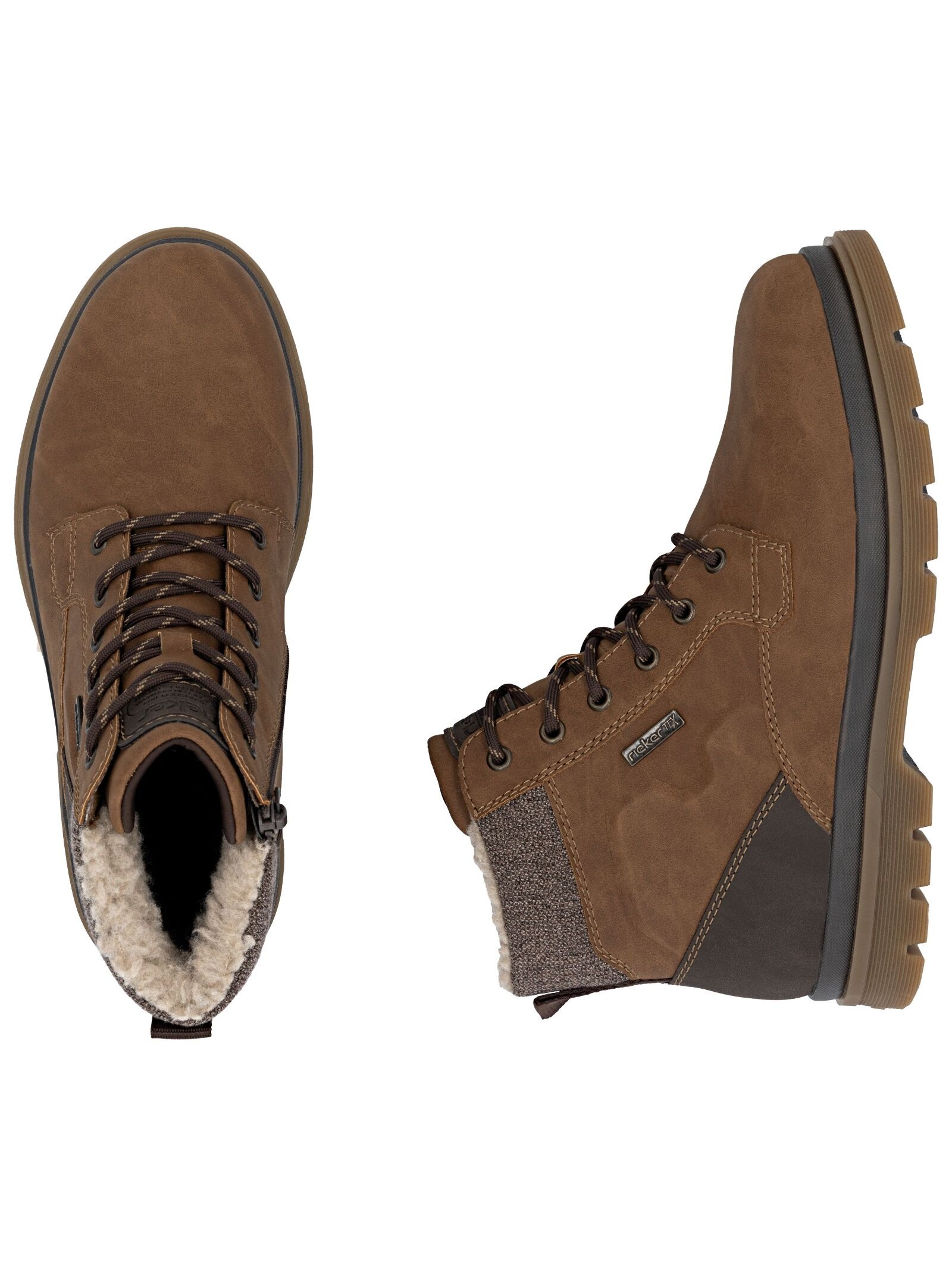 Rieker Schnürstiefelette »Rieker Stiefelette Lederimitat«