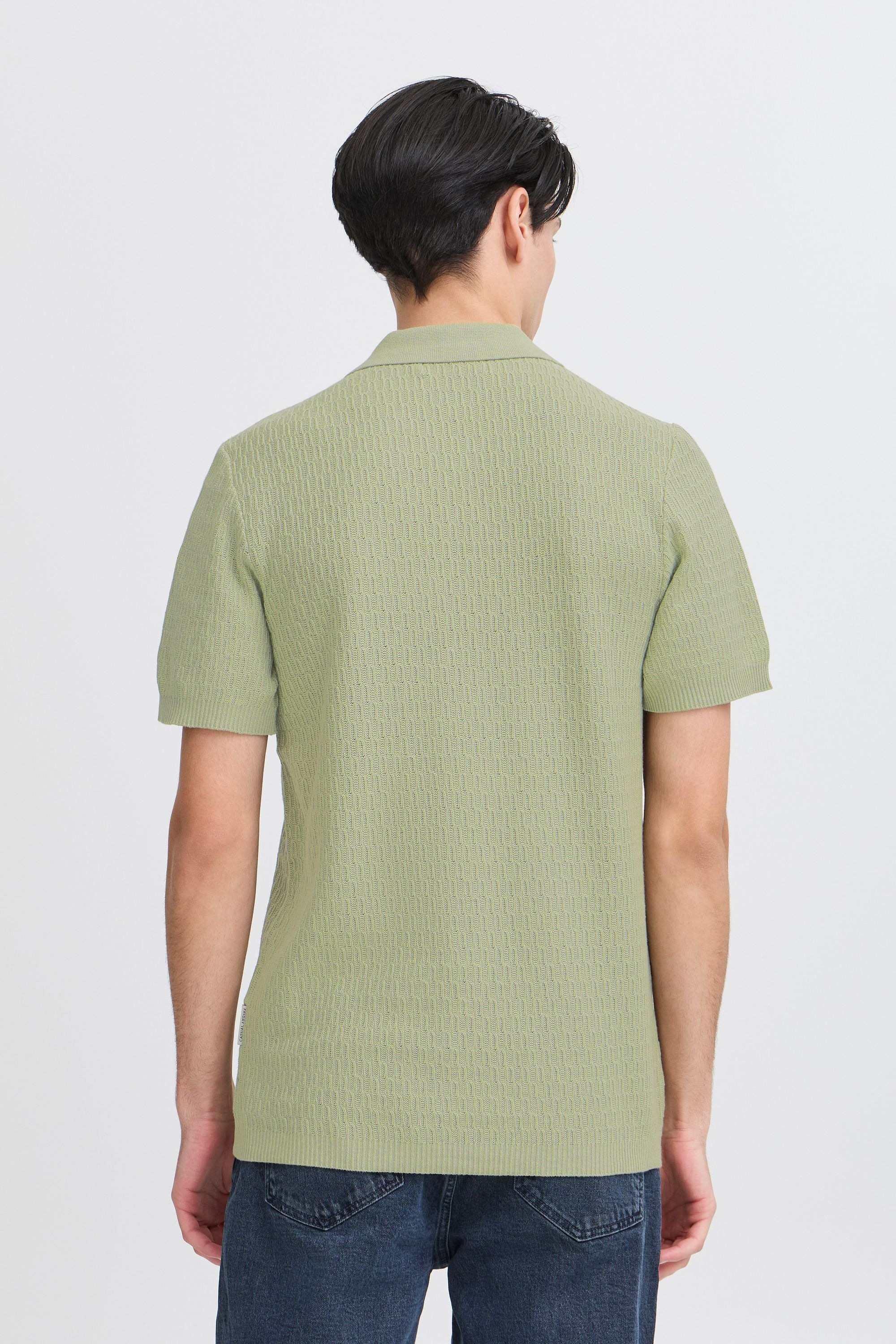 Poloshirt CASUAL FRIDAY "Poloshirt CFJOE", Herren, Gr. XL, grün (tea), Obermaterial: 100% Baumwolle CO., Shirts 3