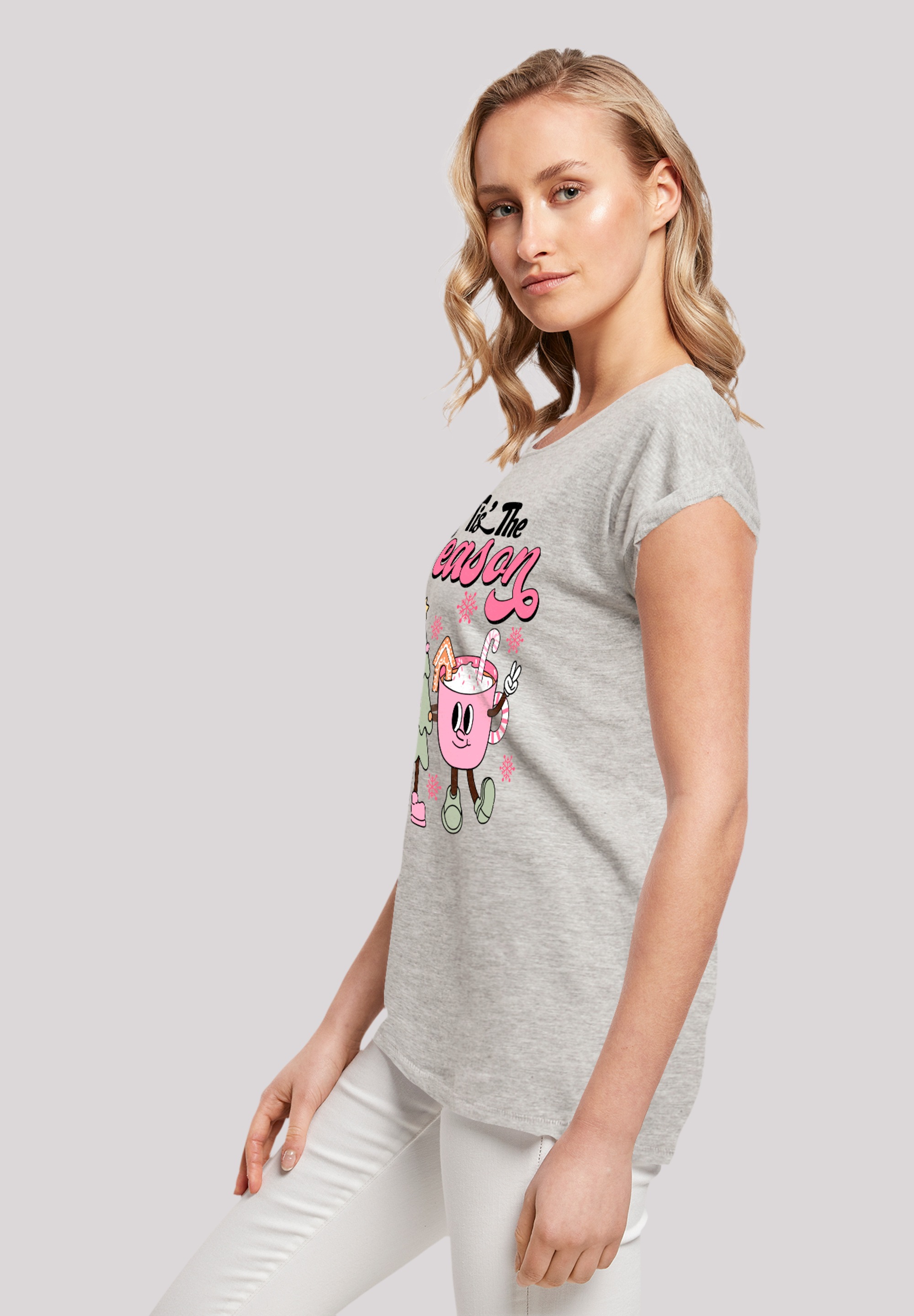 F4NT4STIC T-Shirt »Tis The Season Tree Cocoa«, Premium Qualität, Weihnachts-Kollection