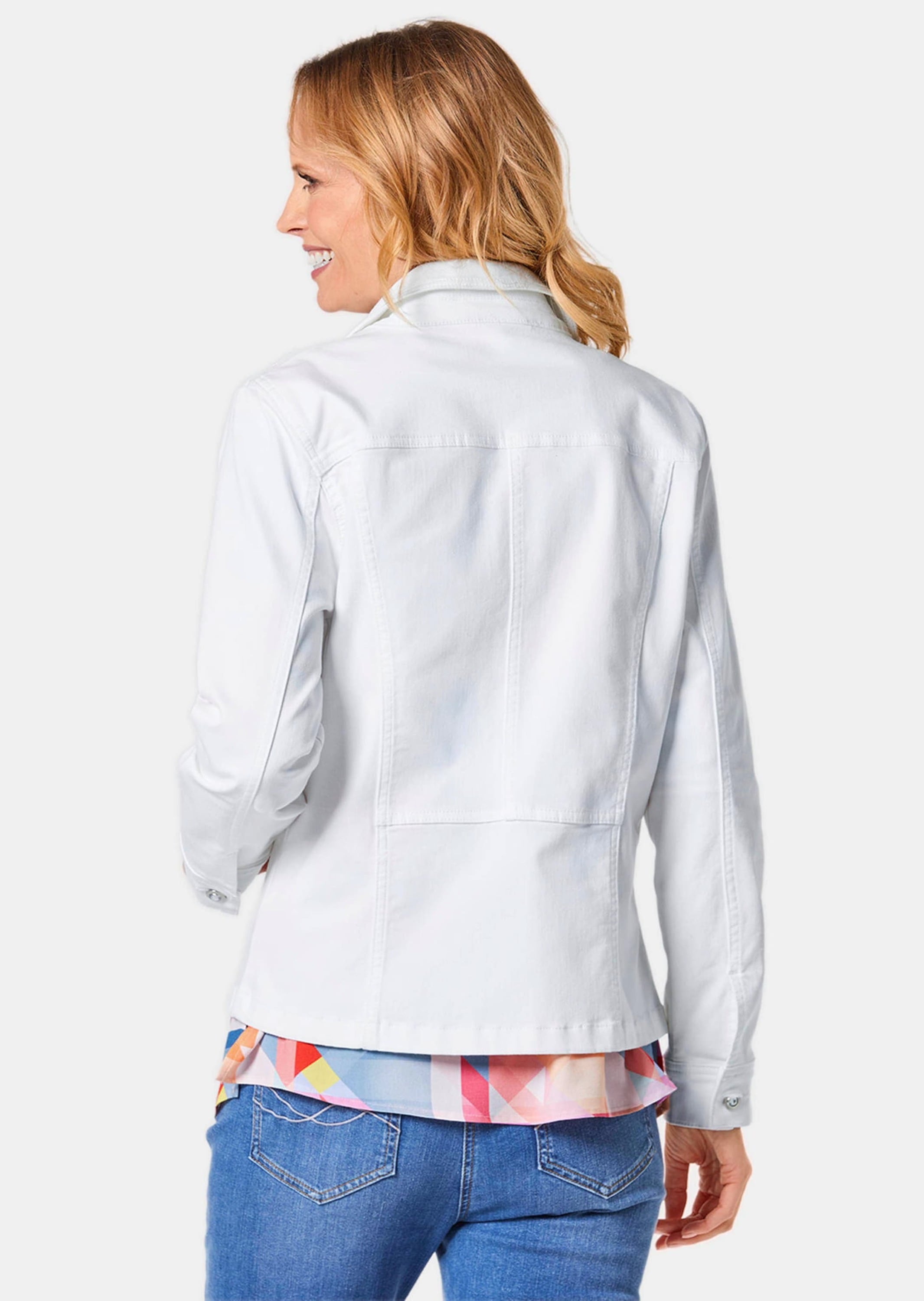 GOLDNER Kurzjacke »Jeansjacke Zeitlose Jeansjacke mit tollen Details«