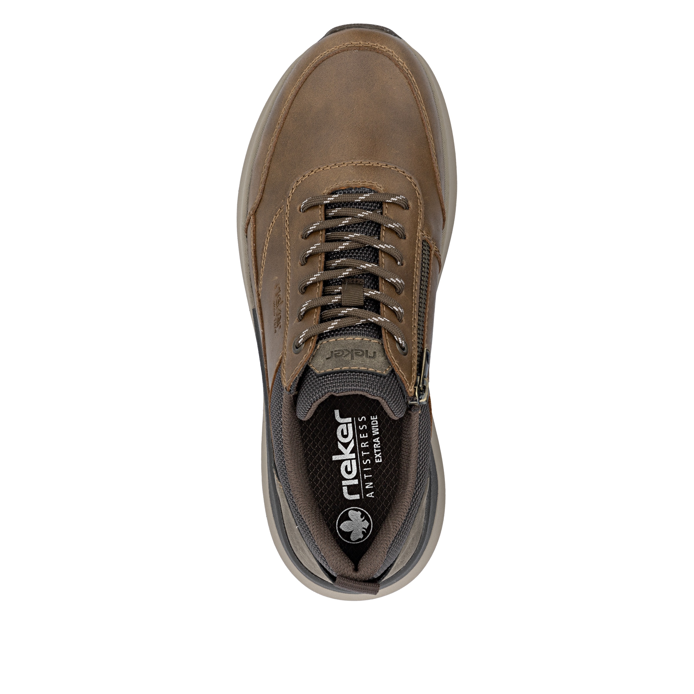 Rieker Sneaker, Schnürschuh, Halbschuh, Freizeitschuh mit herausnehmbarer Soft-Einlage
