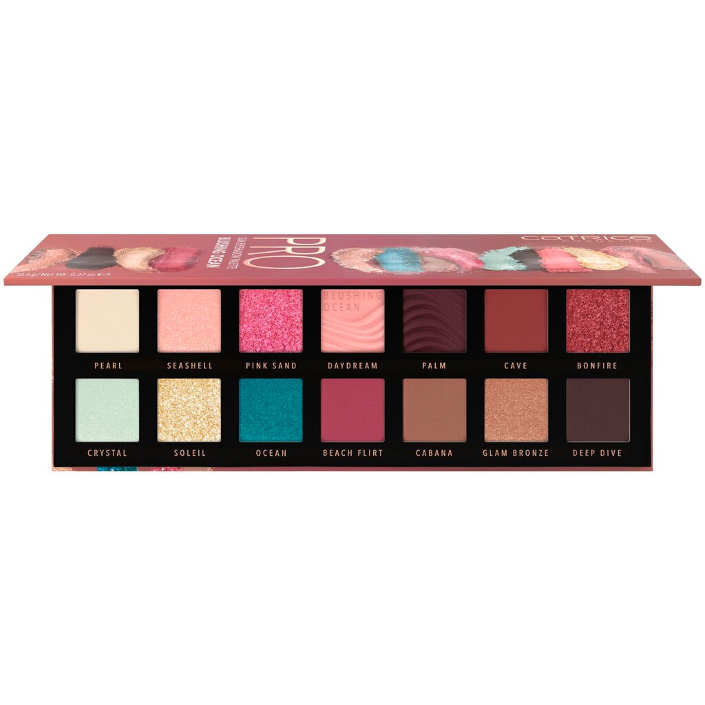 Catrice Lidschatten-Palette »Pro Slim Eyeshadow Palette Blushing Ocean«