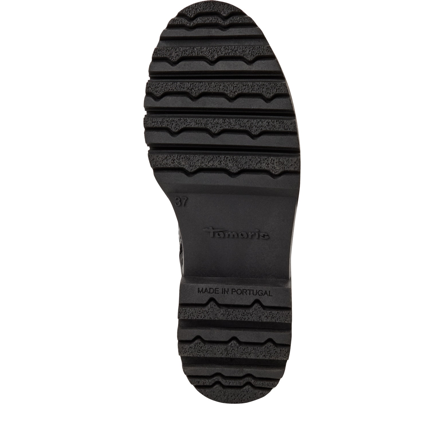 Tamaris Schnürstiefelette, Blockabsatz, Plateau, Schnürboots mit T-Prägung am Label