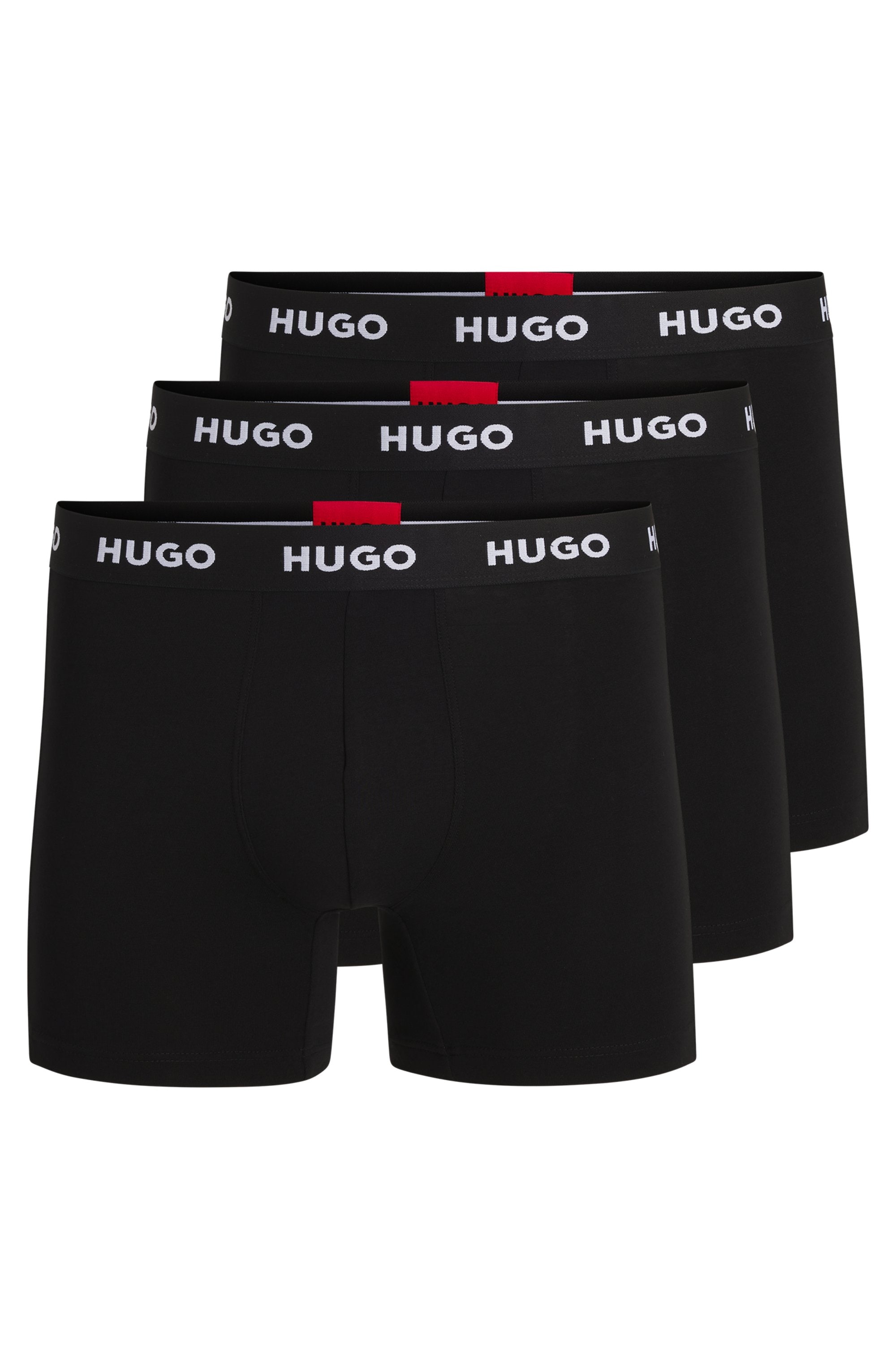 HUGO Underwear Boxer "BOXERBR TRIPLET PACK", 3 Stk. mit HUGO Logo-Elastikbu günstig online kaufen