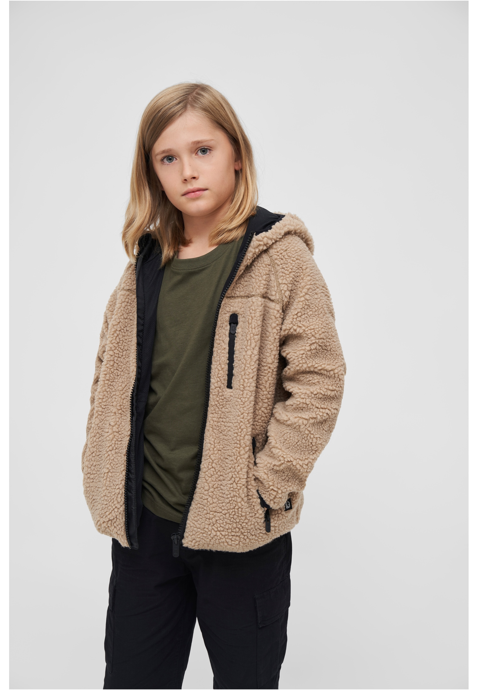 Hood«, (1 Brandit | »Kinder bestellen BAUR für Outdoorjacke St.) Kids Teddyfleecejacket