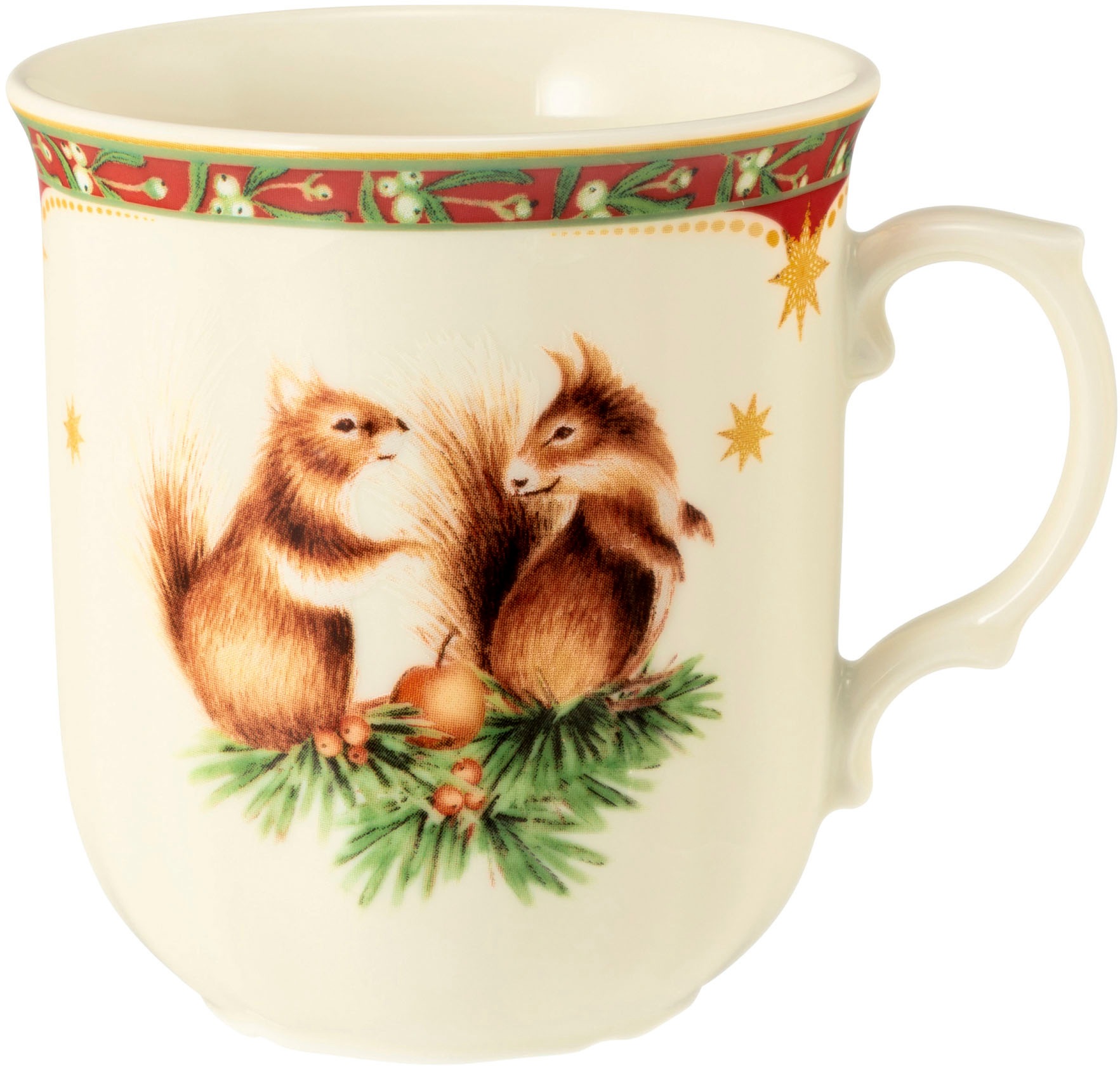 Seltmann Weiden Becher "Marieluise - Weihnachtsnostalgie" Becher mit Henkel günstig online kaufen