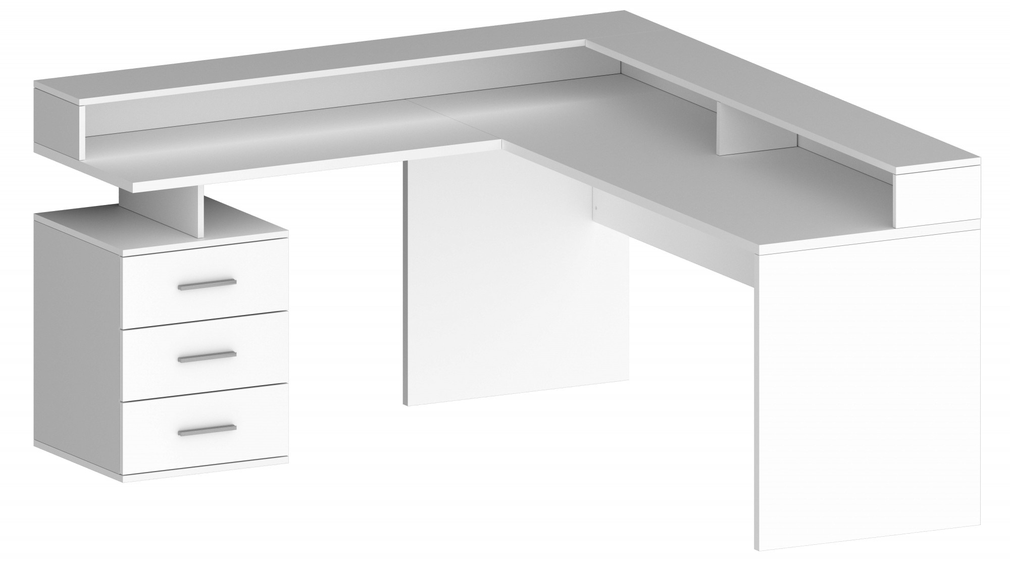 INOSIGN Eckschreibtisch »NEW SELINA«, im modernen ital. Design, Breite 160x180 cm