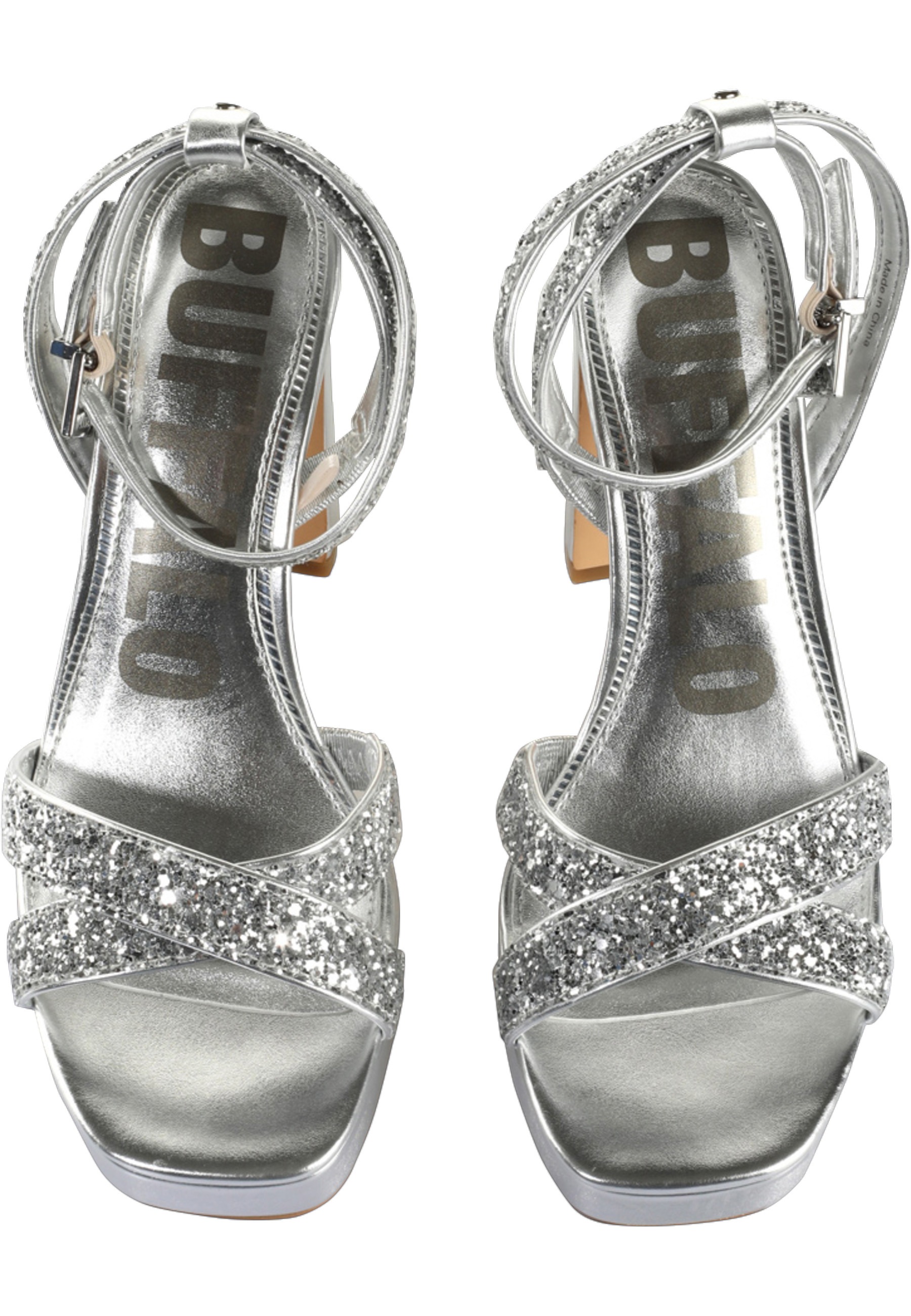 Buffalo High-Heel-Pumps "Buffalo Buffalo June Glam - Vegan Nappa/Glitter"