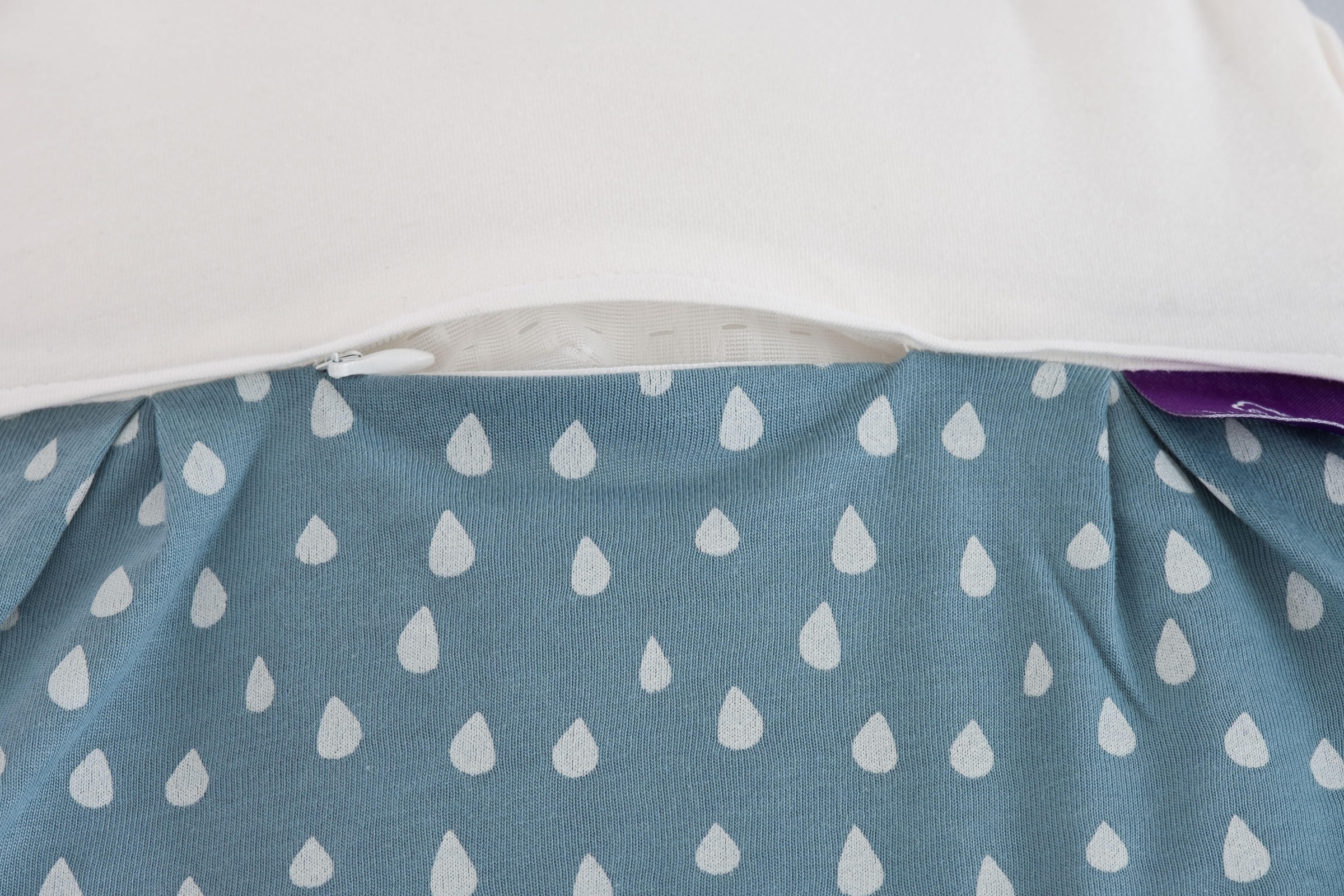 Träumeland Babyschlafsack »Außenschlafsack Tropfen ozeanblau«, (1 tlg.)