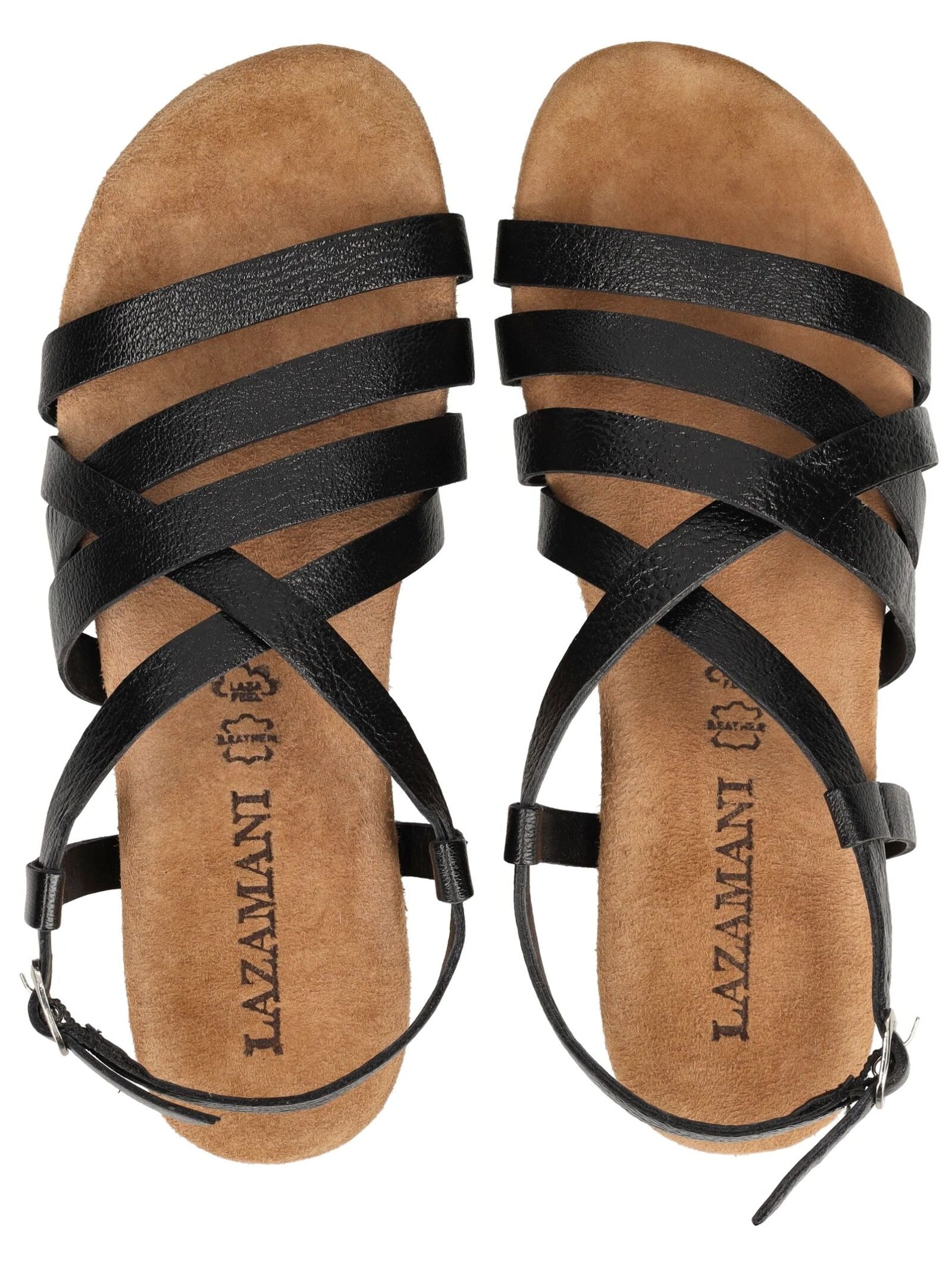 Lazamani Riemchensandale »Lazamani Sandalen Leder/Textil«