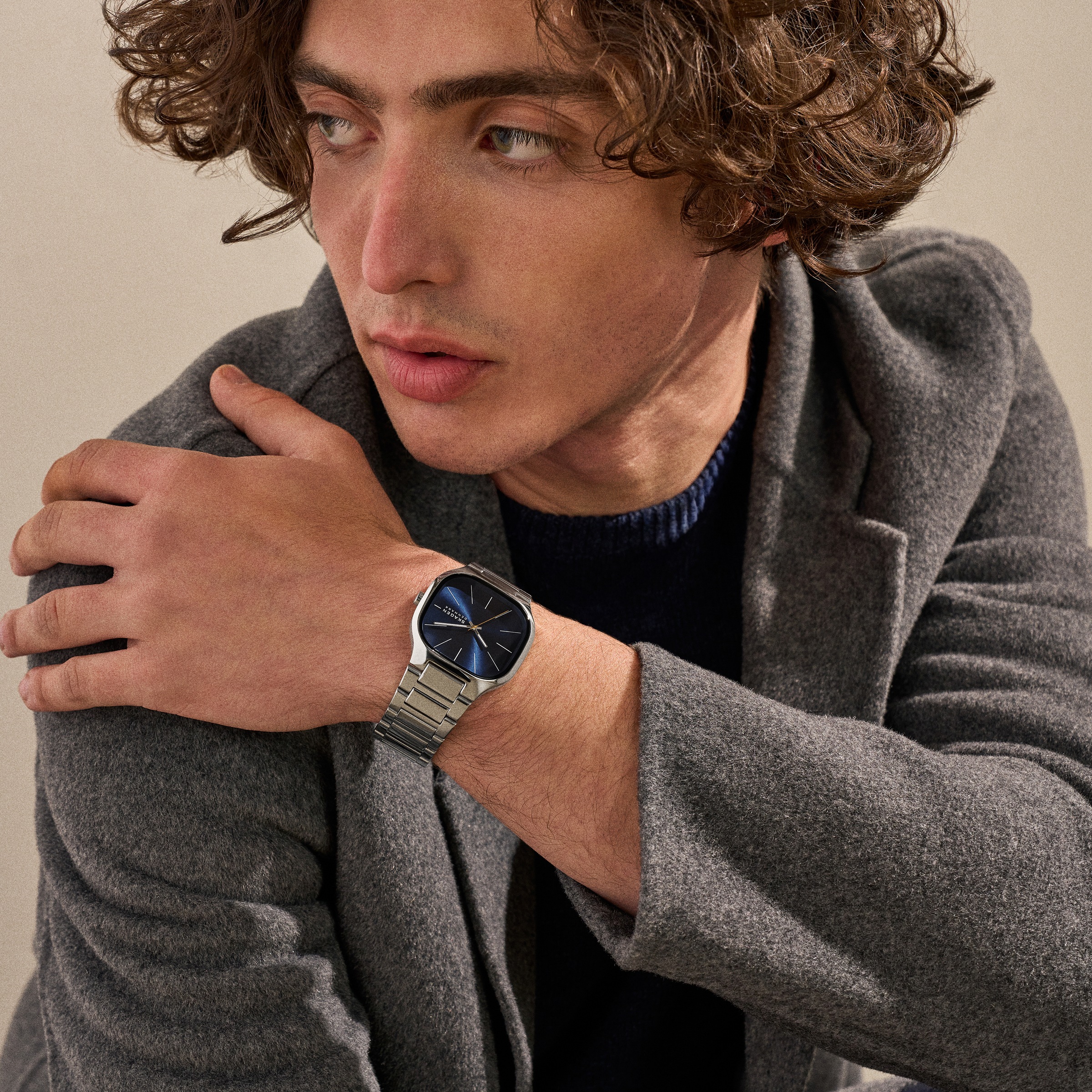 Skagen Quarzuhr »MELLEM«, Armbanduhr, Herrenuhr, Edelstahlarmband, analog
