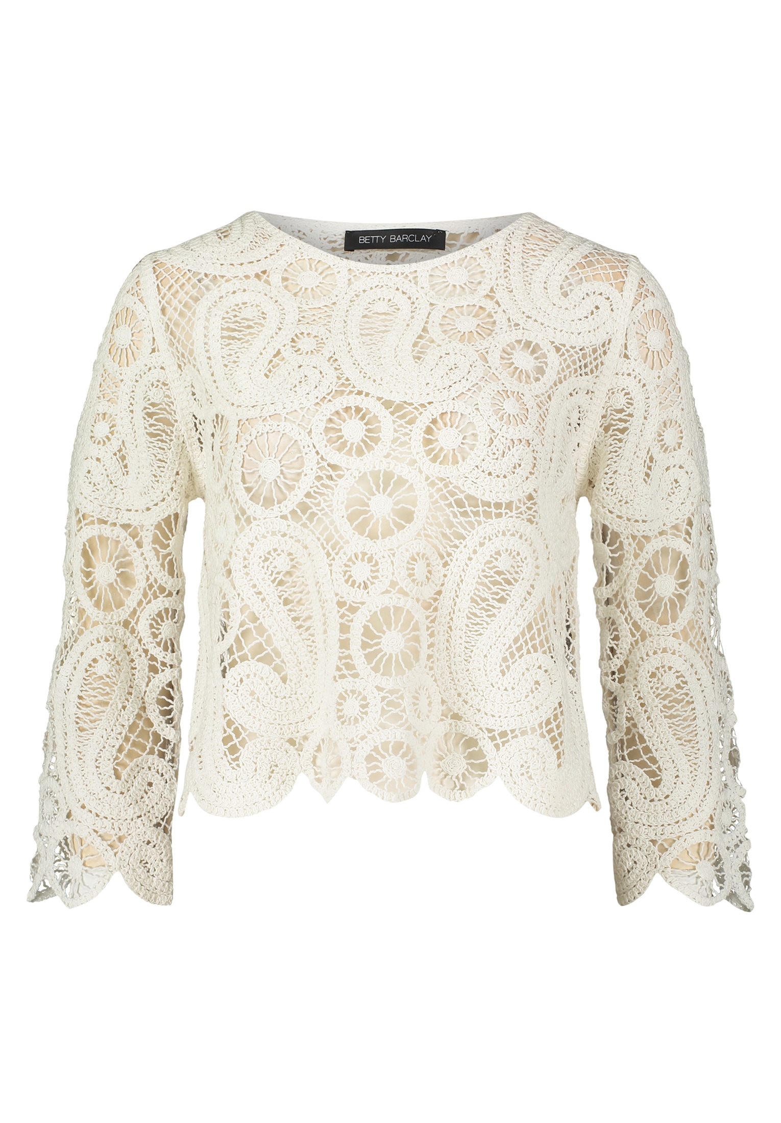 Betty Barclay Strickpullover »Betty Barclay Lochstrick-Pullover mit U-Boot-Ausschnitt«, (1 tlg.), limited edition