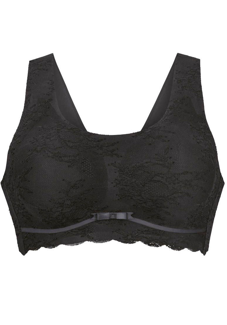 Thumbnail - Anita since 1886 Bralette "Essentials Lace", florale Spitze, herausnehmbare Schaumcups, zartes Seidenband