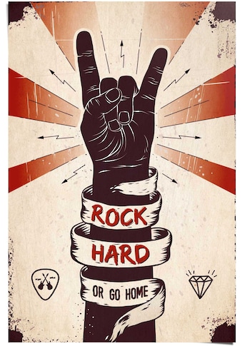 Reinders! Poster »Rock Hard« (1 St.)