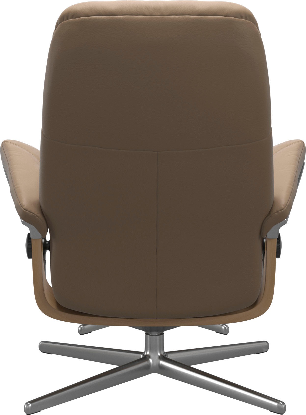 Thumbnail - Stressless Fußhocker "Consul" mit Cross Base, Größe S, M & L, Holzakzent Eiche