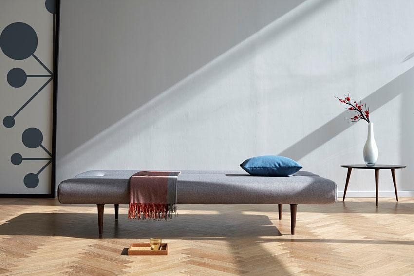 INNOVATION LIVING ™ Schlafsofa »Unfurl Designsofa mit Bettfunktion, bequem, edel und hochwertig«, im Scandinavian Design, mit verstellbarer Rückenlehne