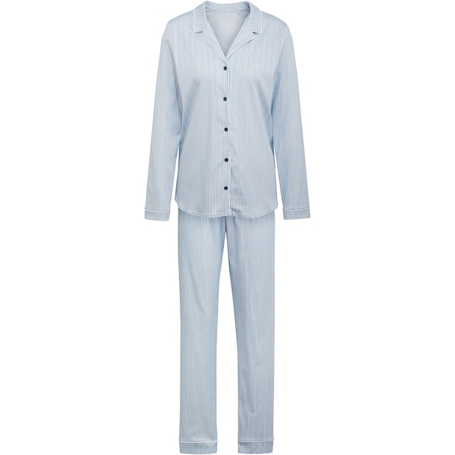 CALIDA Pyjama »Sweet Dreams«, durchgeknöpft, Reverskragen, gestreift online  kaufen | BAUR