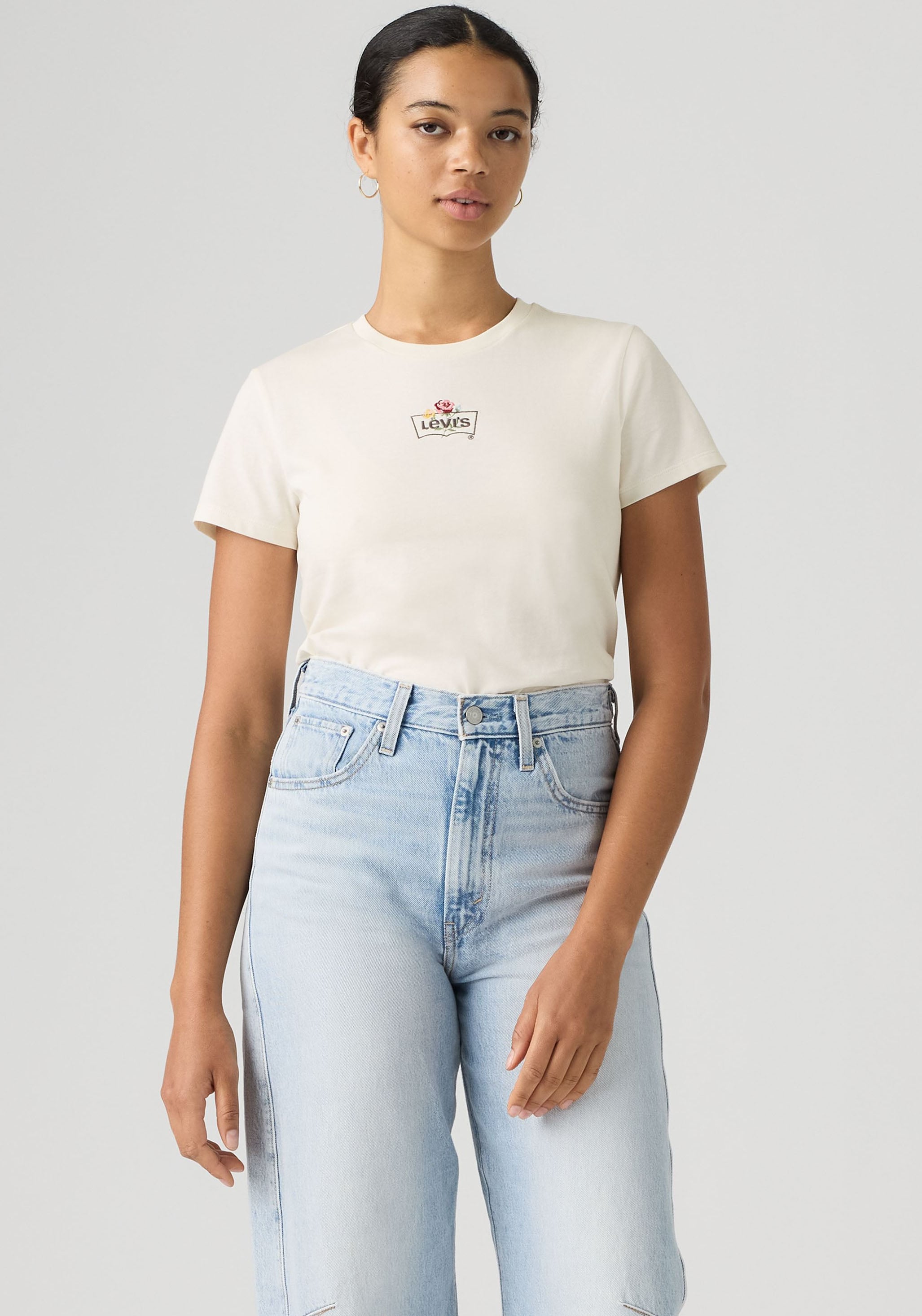 Levis 1100000002199 "THE PERFECT TEE" mit Batwing-Logoprint