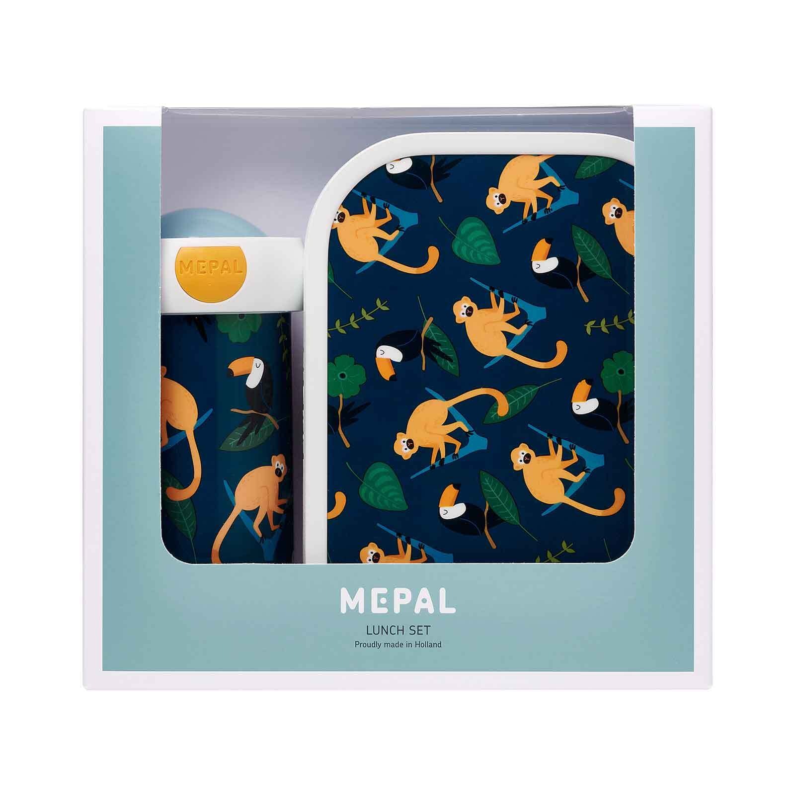 Mepal Lunchbox »Brotdose + Verschlussbecher Campus 300 ml + 700 ml 2er Set«, (2 tlg.)