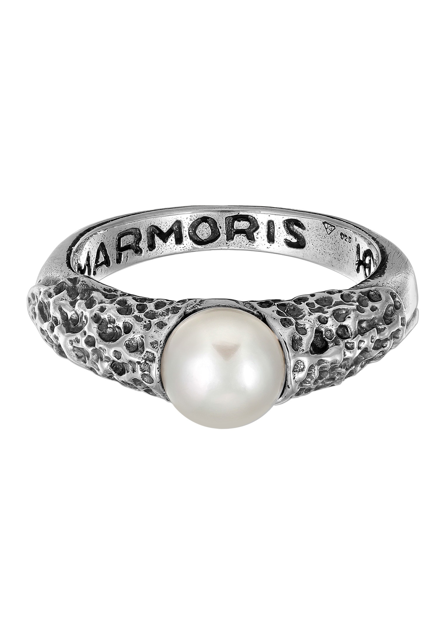 HAZE & GLORY Silberring »Ring Perle Vintage 925 Silber«