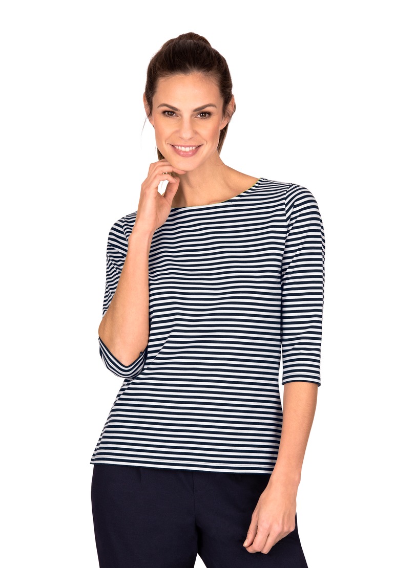 Trigema Longsleeve »TRIGEMA Shirt aus 100% Baumwolle mit 3/4-Arm« kaufen