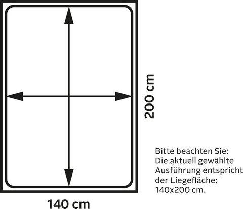 rauch Bett »Flexx«, inklusive Schubkästen