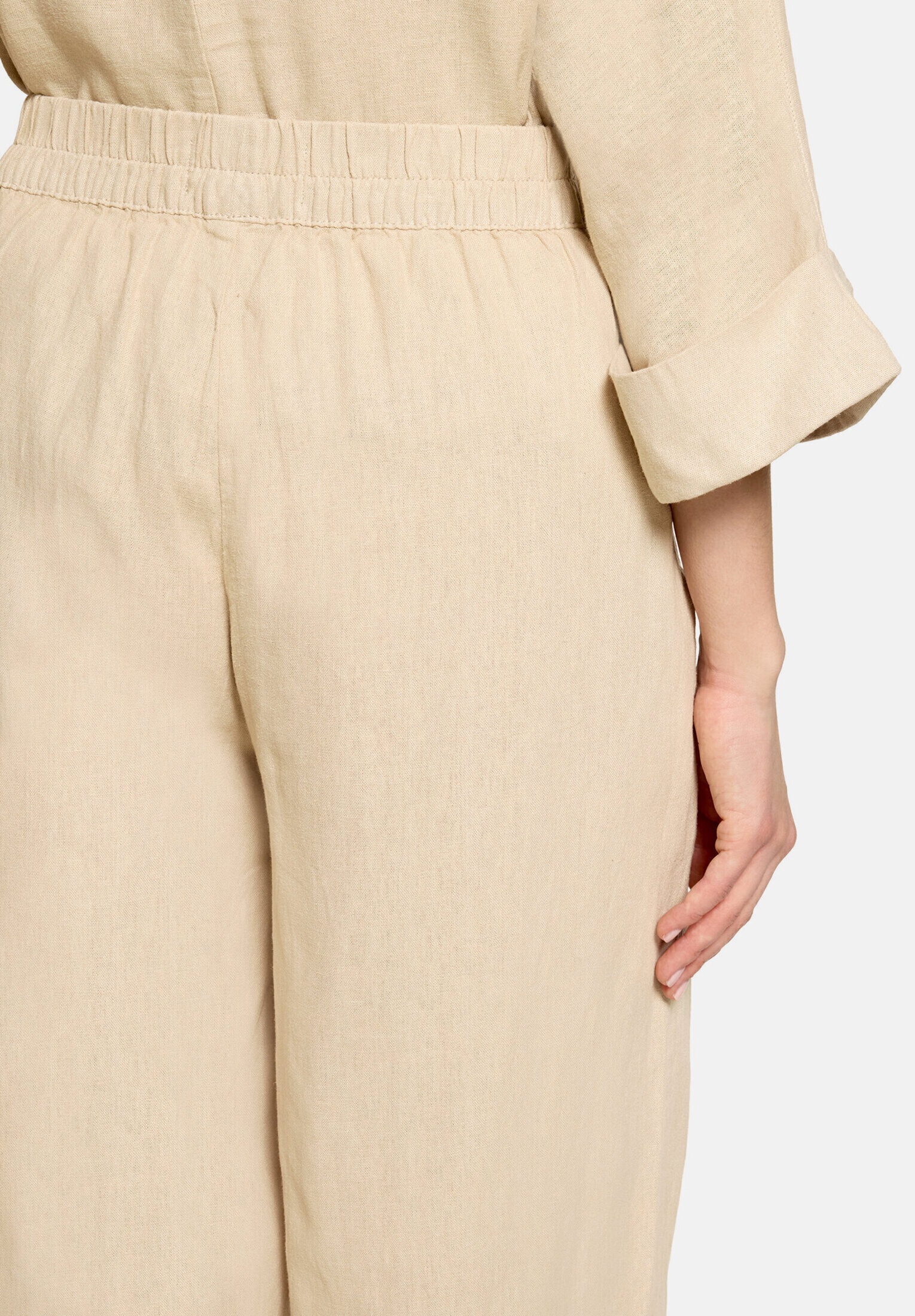Cartoon Leinenhose »Damen mit Gummizug«
