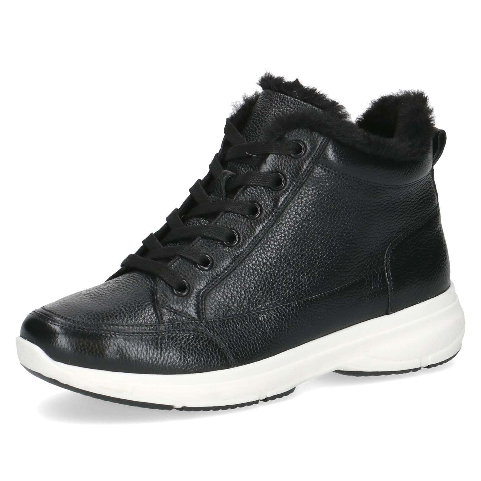 Caprice Winterboots, Keilabsatz, Schnürboots, Outdoorschuh mit Fellimitat a günstig online kaufen