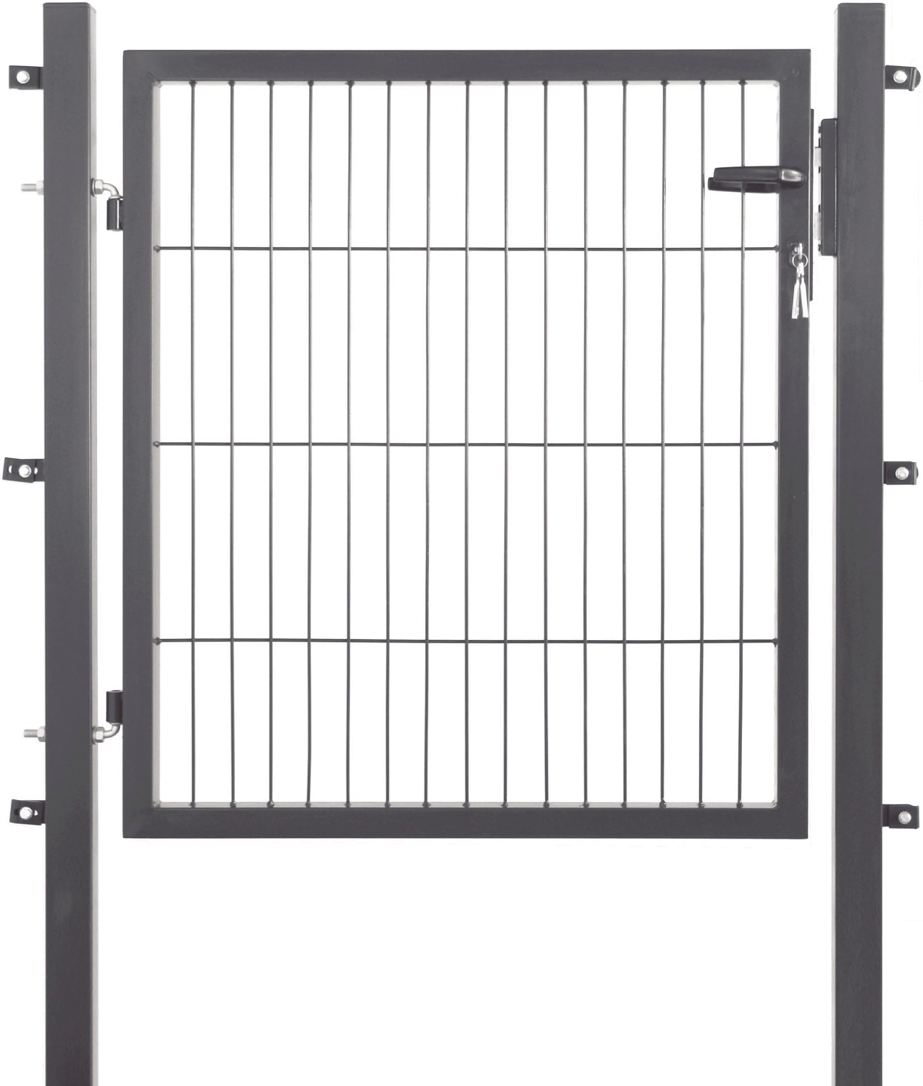 GARDEN N MORE Zauneinzeltür "Einzeltor Excellent" 83 cm hoch, anthrazit günstig online kaufen
