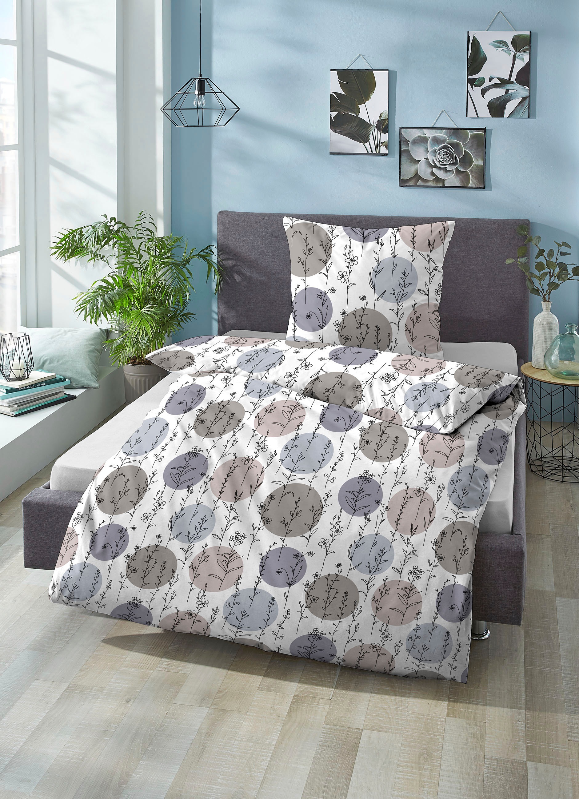 Castell - Markenbettwäsche Bettwäsche "Alina" 2 Stk. feiner Glanz + weicher günstig online kaufen