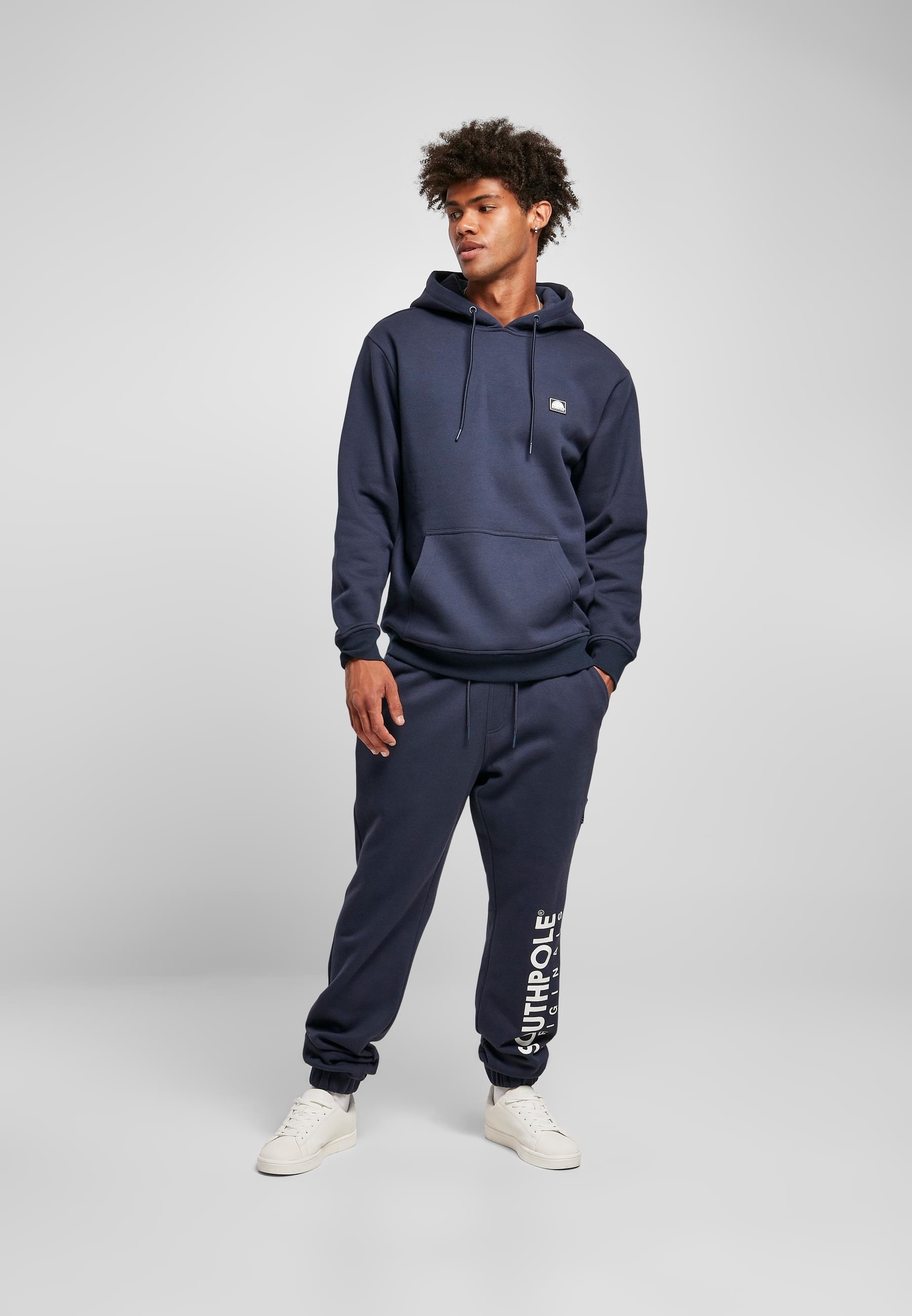 Southpole Kapuzensweatshirt »Southpole Herren Southpole Square Logo Hoody«, (1 tlg.)