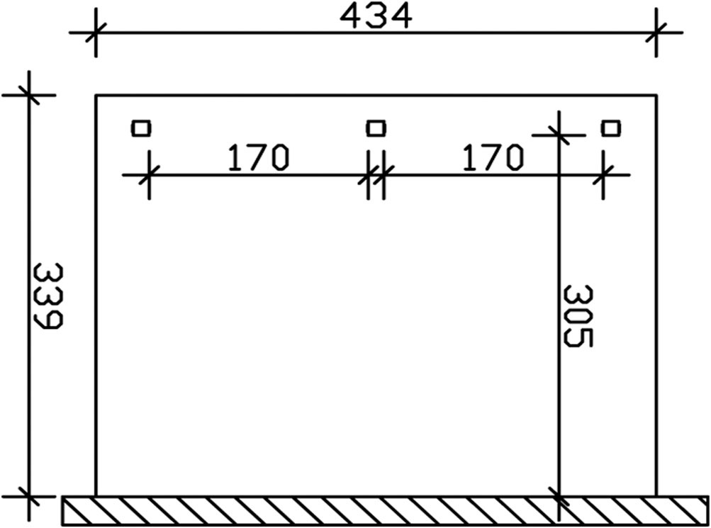 Skanholz Terrassendach »Venezia«