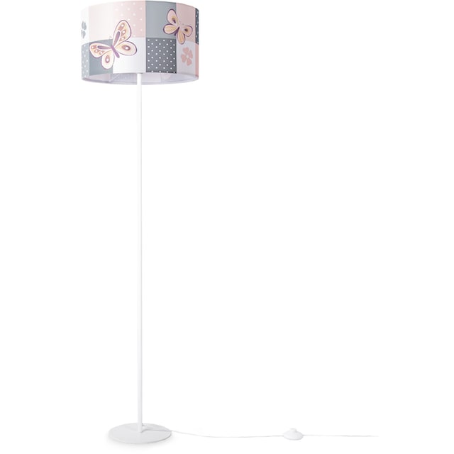 Paco Home Stehlampe »Cosmo 220«, 1 flammig-flammig, Lampe Kinderzimmer  Kinderlampe Babyzimmer E27 Schmetterling Blumen | BAUR