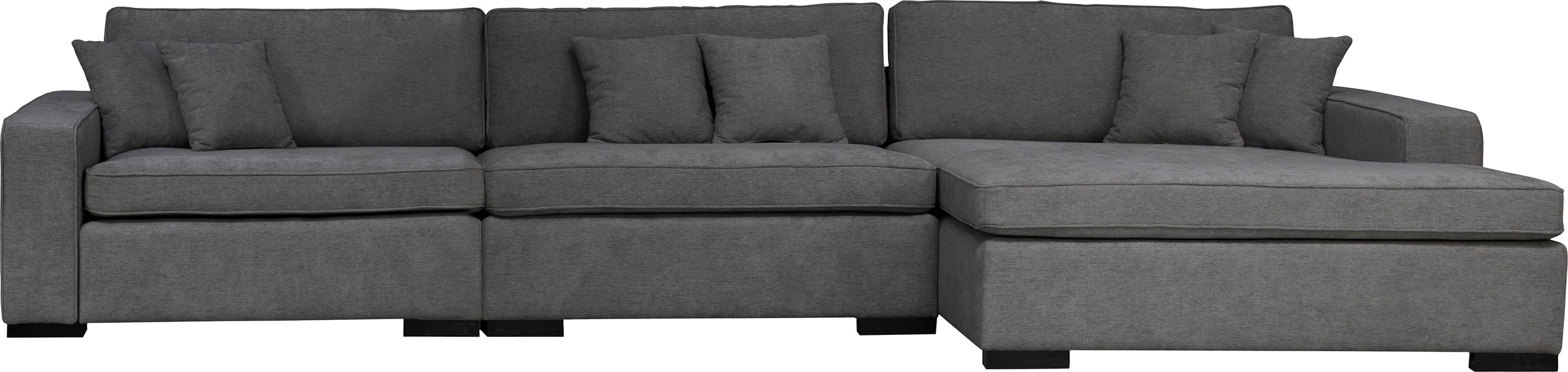 Home affaire Sofa-Eckelement "Skara XXL L-Form" Lounge-Sofa XXL mit Federke günstig online kaufen