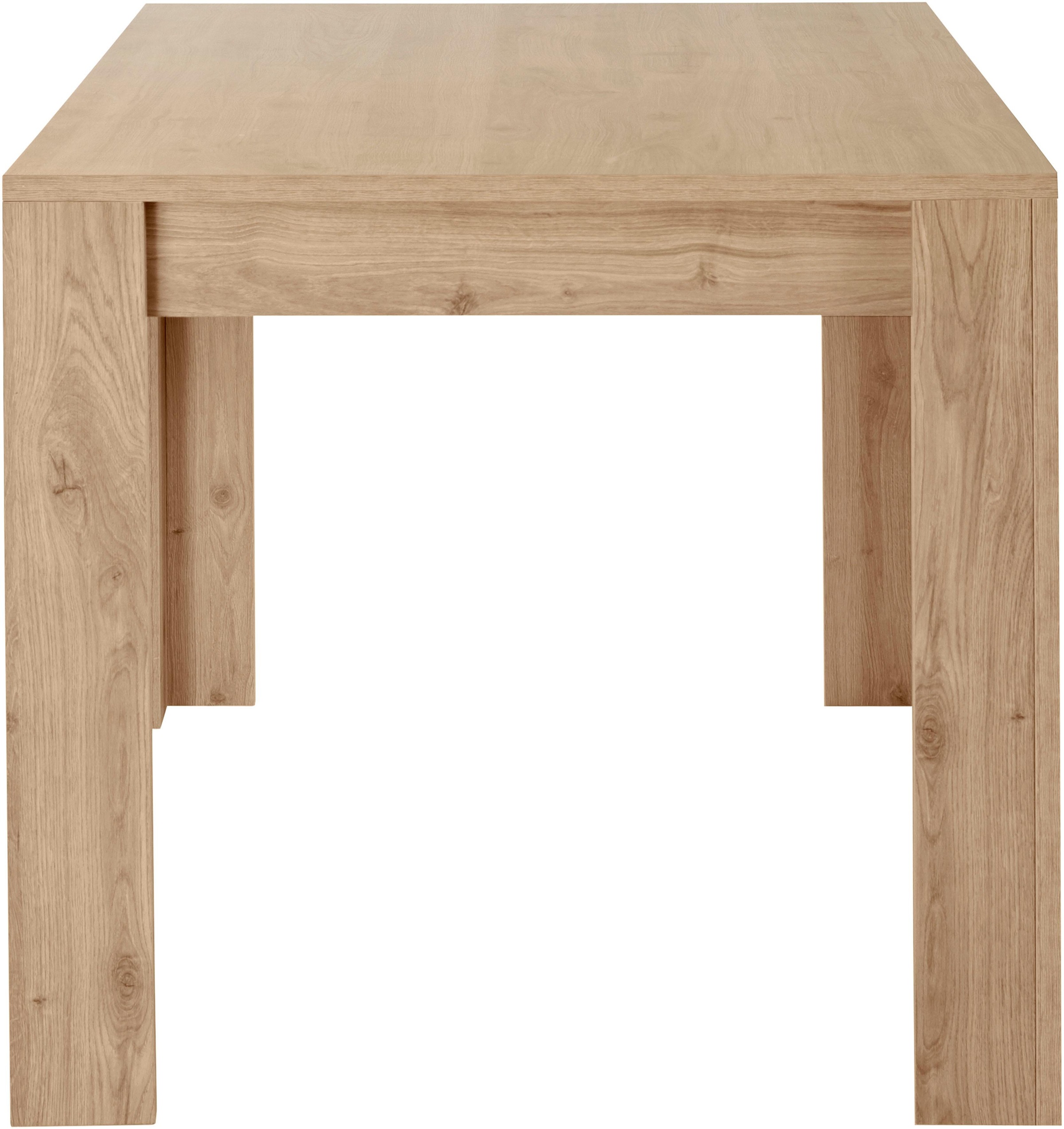 Esstisch HOME AFFAIRE "Firenze", braun (eichefarben cadiz), B:137cm H:79cm T:90cm, Tische, Rechteckiger Esstisch Esstisch Holz-Esstische, Beite 137-185 cm, inkl. Ansteckplatte 3