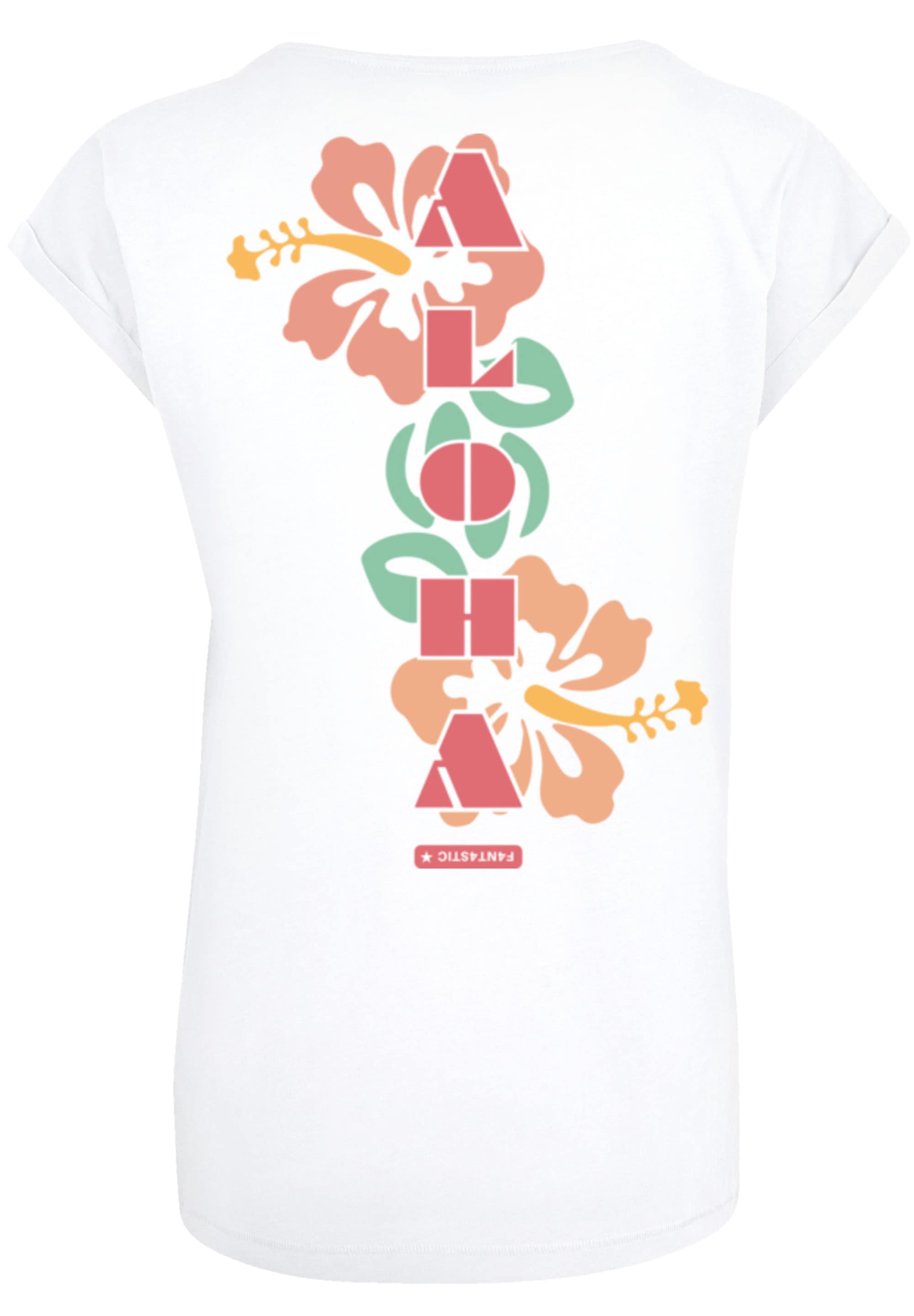 F4NT4STIC T-Shirt "PLUS SIZE Aloha", Print