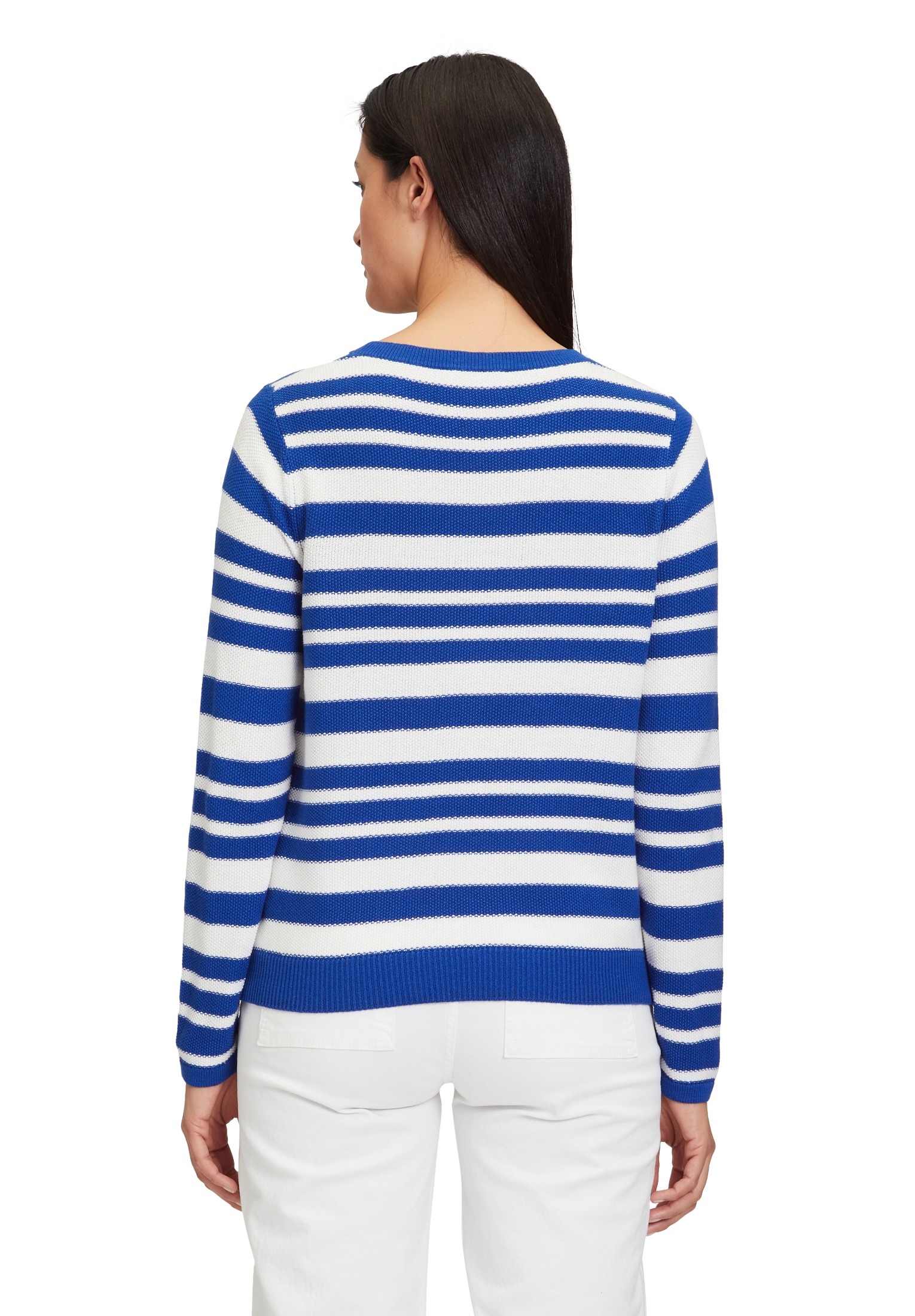 Betty Barclay Strickpullover »Betty Barclay Basic-Strickpullover mit Streifen«, (1 tlg.), Ringel