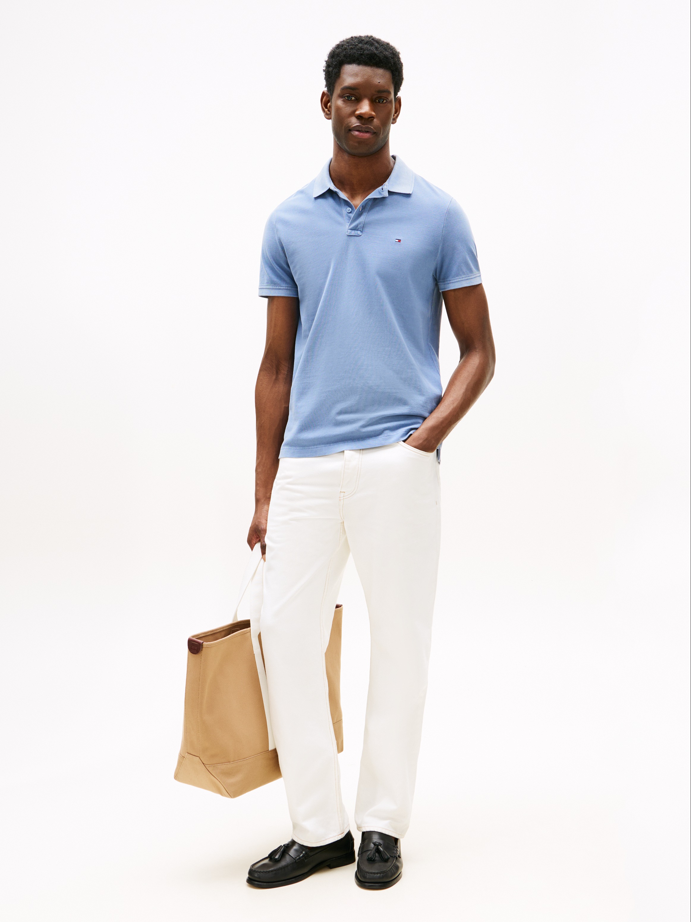 Tommy Hilfiger Poloshirt "GARMENT DYE REG POLO", leicht gewaschene Optik günstig online kaufen