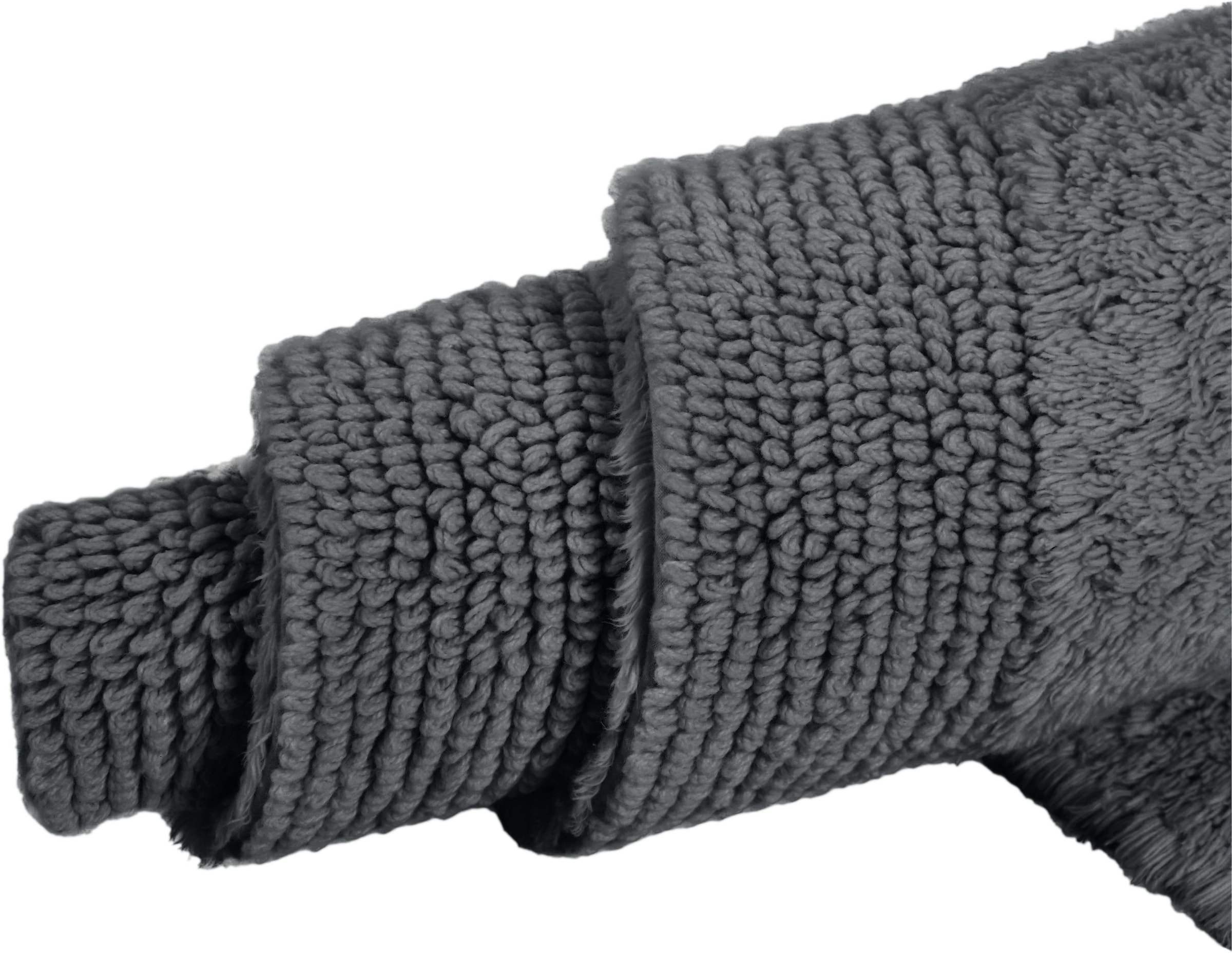 OTTO home Badematte »Kapra, Badvorleger, Badezimmer Teppich« Höhe 14 mm beidseitig nutzbar | fußbodenheizungsgeeignet | strapazierfähig mit Bordüre, Badteppich, Badematte, Baumwolle