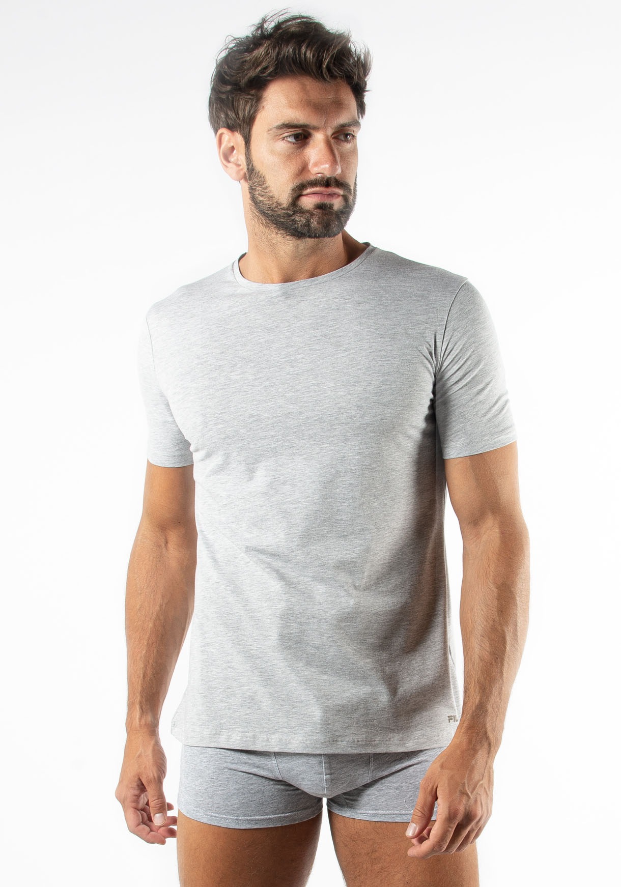 Fila T-Shirt, (2er Pack), mit klassischem Rundhalsausschnitt und Kurzarm