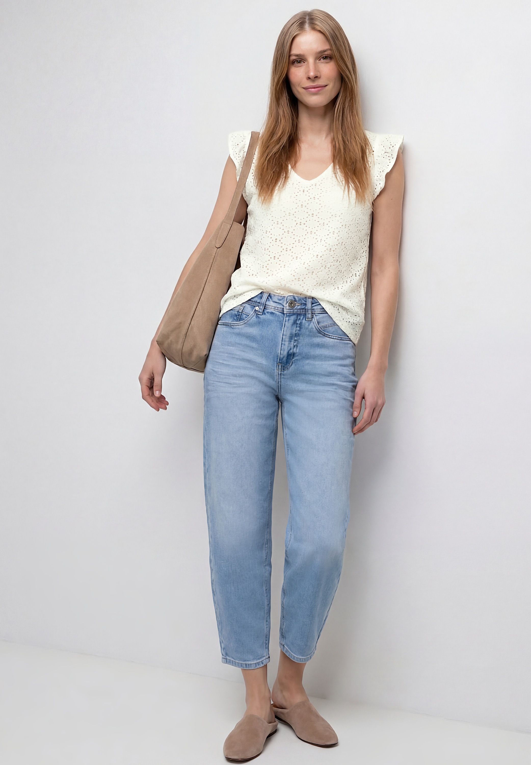 STREET ONE V-Shirt mit V-Ausschnitt