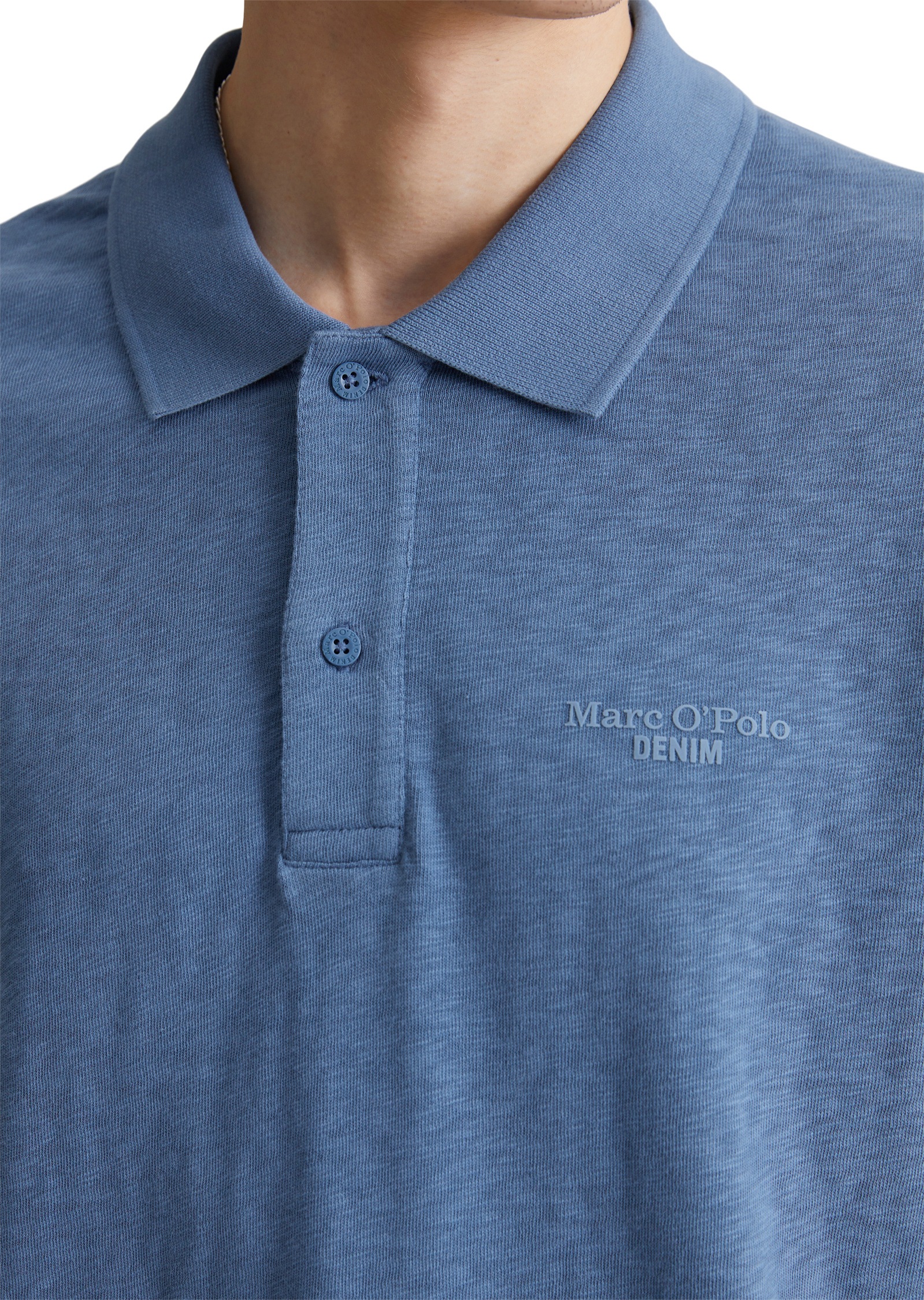 Marc O'Polo DENIM Poloshirt »aus reiner Bio-Baumwolle«