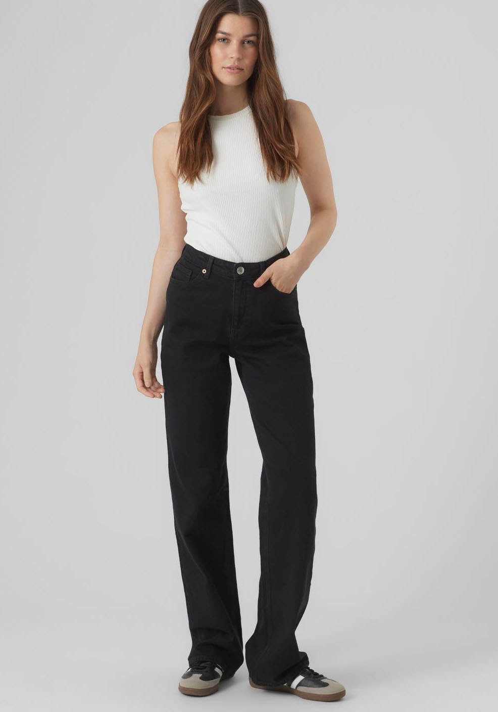 Vero Moda High-waist-Jeans »VMTESSA HR WIDE JEANS RA118 GA NOOS«