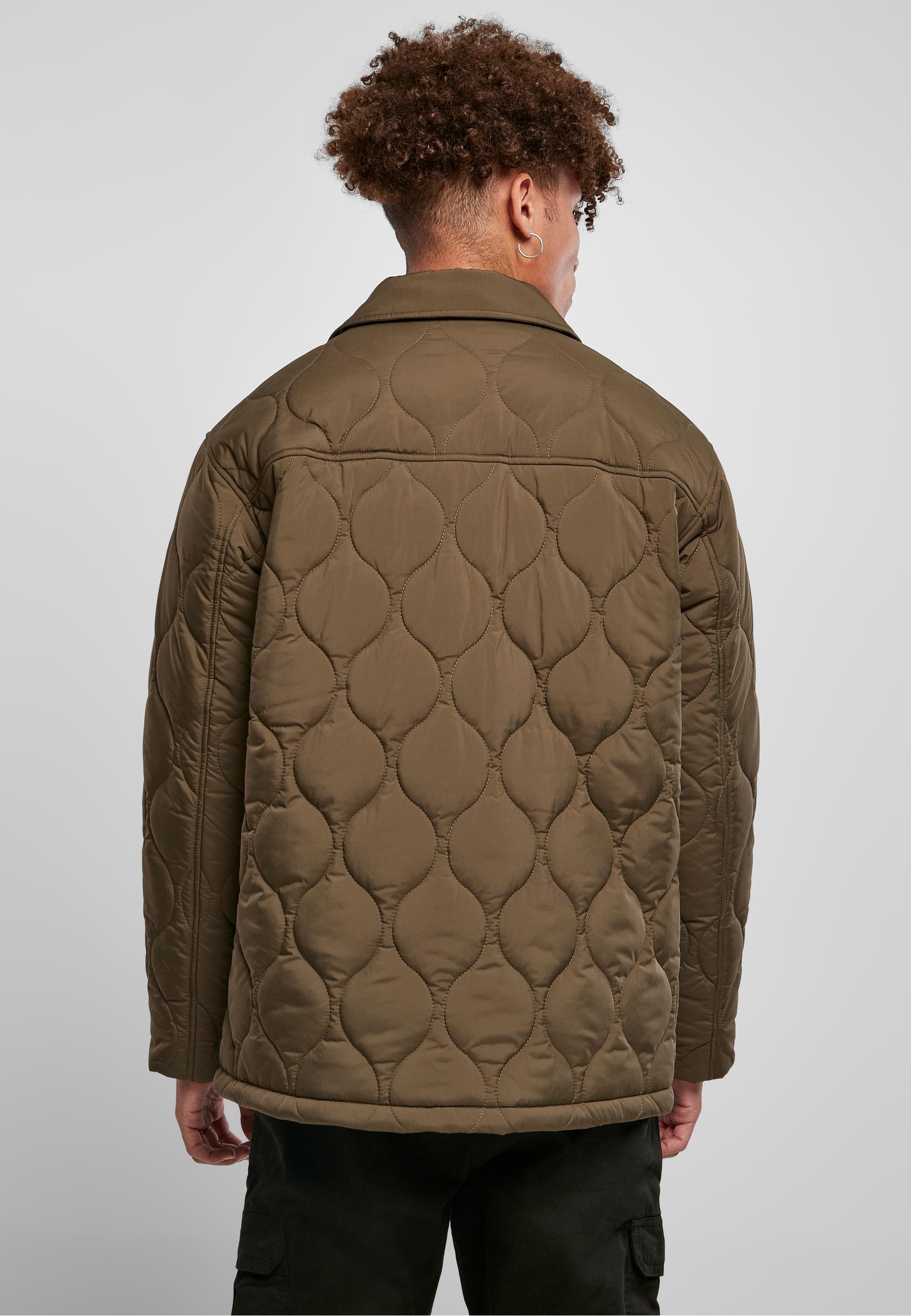 URBAN CLASSICS Allwetterjacke »Urban Classics Herren Quilted Coach Jacket«, (1 St.), ohne Kapuze