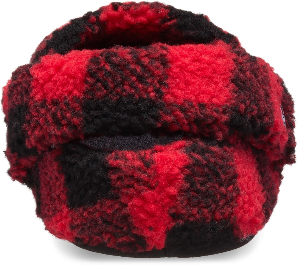 Crocs Hausschuh »Classic Buff Check Cozzy Slipper«, Pantoffel, Mule mit kariertem Muster