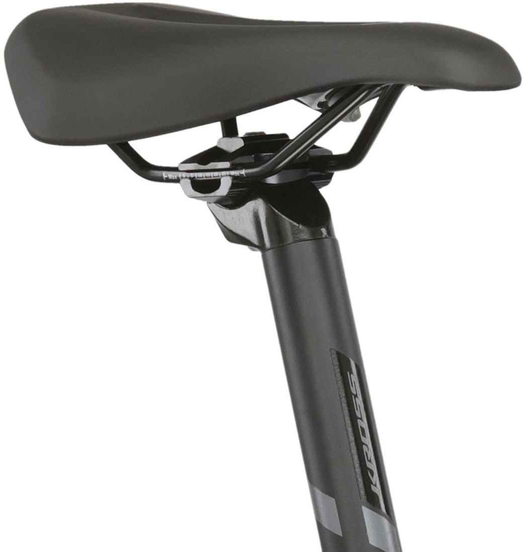 Kross E-Bike »KROSS E-MTB Level Boost 1.0 29" grau«, 10 Gang, Shimano, DEORE M5120, Mittelmotor 250 W