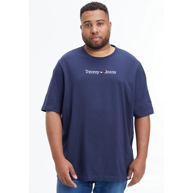 Tommy Jeans Plus T-Shirt »TJM PLUS LINEAR LO«, mit Tommy-Jeans Branding auf  der Brust ▷ bestellen | BAUR