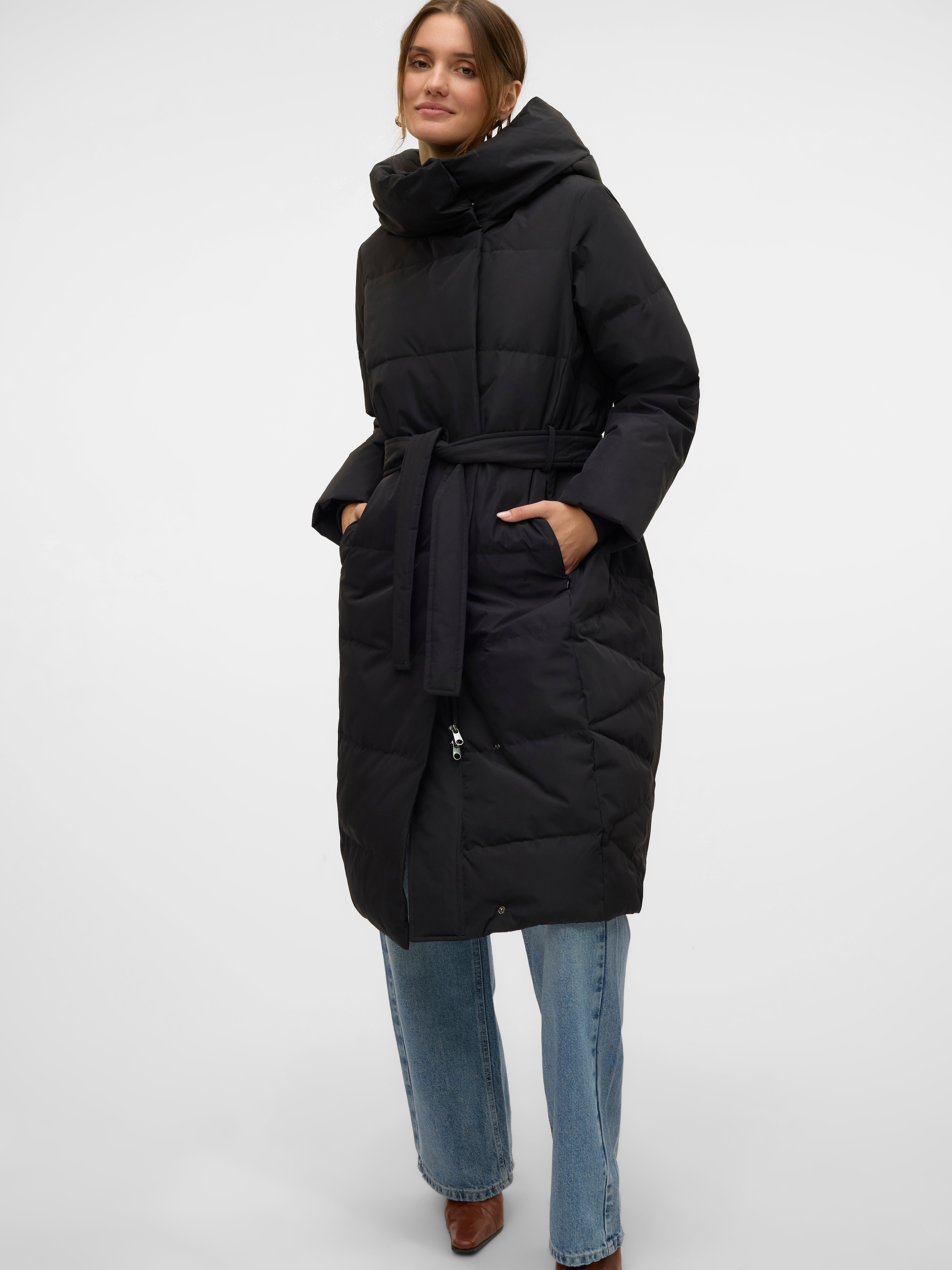 Vero Moda Steppmantel "VMLEONIE LONG DOWN COAT GA NOOS" günstig online kaufen