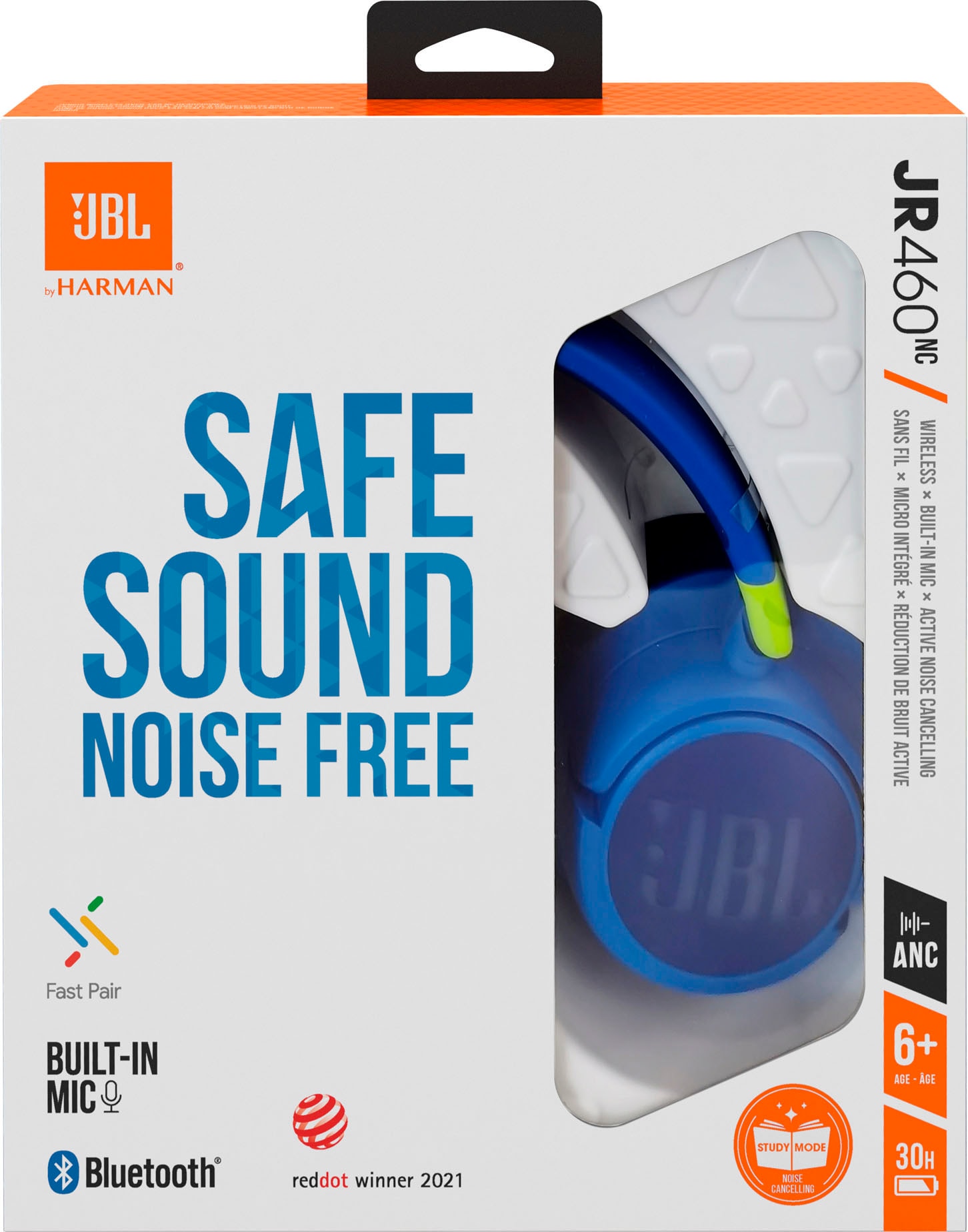 JBL Kinder-Kopfhörer »JR460NC«, Noise-Cancelling, BAUR Bluetooth-HFP, Active Bluetooth-AVRCP Noise Bluetooth-A2DP | Cancelling